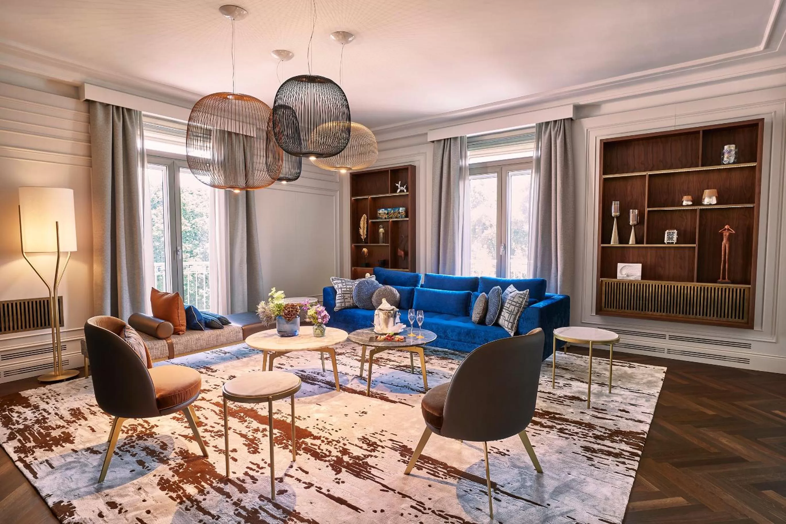 Seating area in Steigenberger Icon Parkhotel Düsseldorf