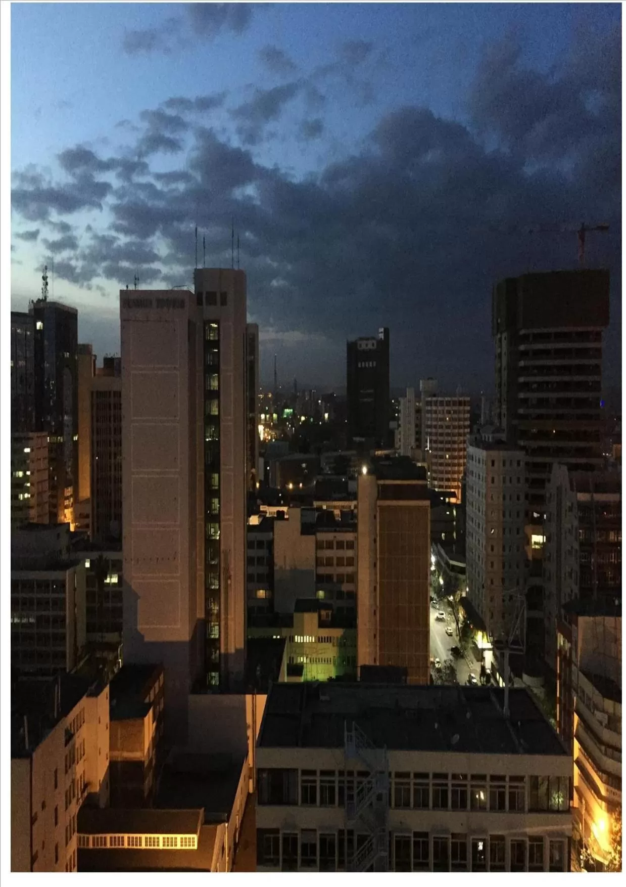 City view in Chester Hotel and Suites Nairobi, City Centre CBD