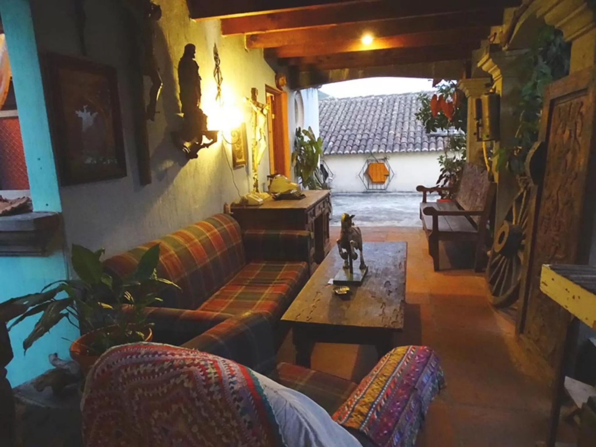 Lobby or reception in Posada San Sebastian