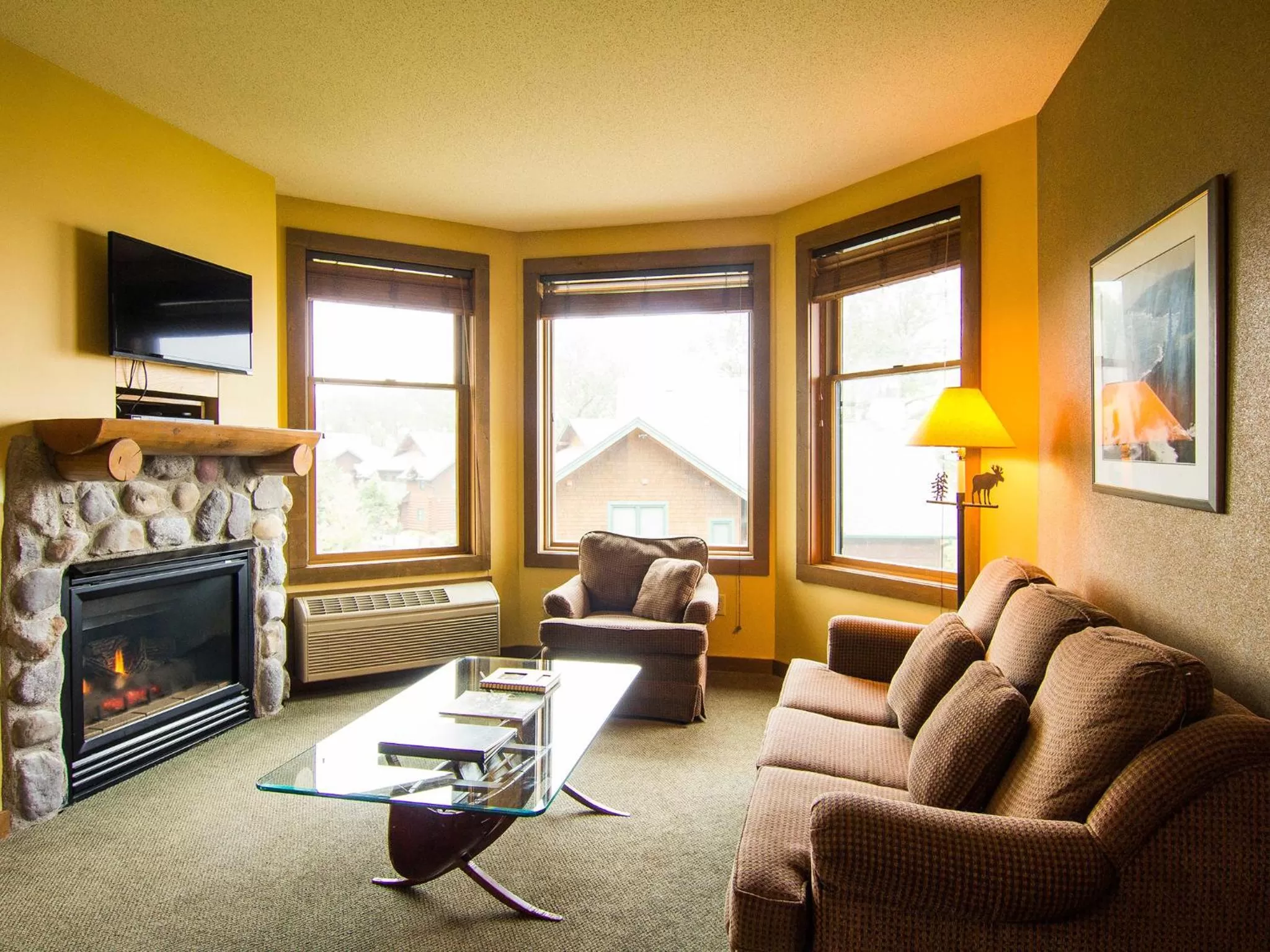 Living room in Grand Superior Lodge