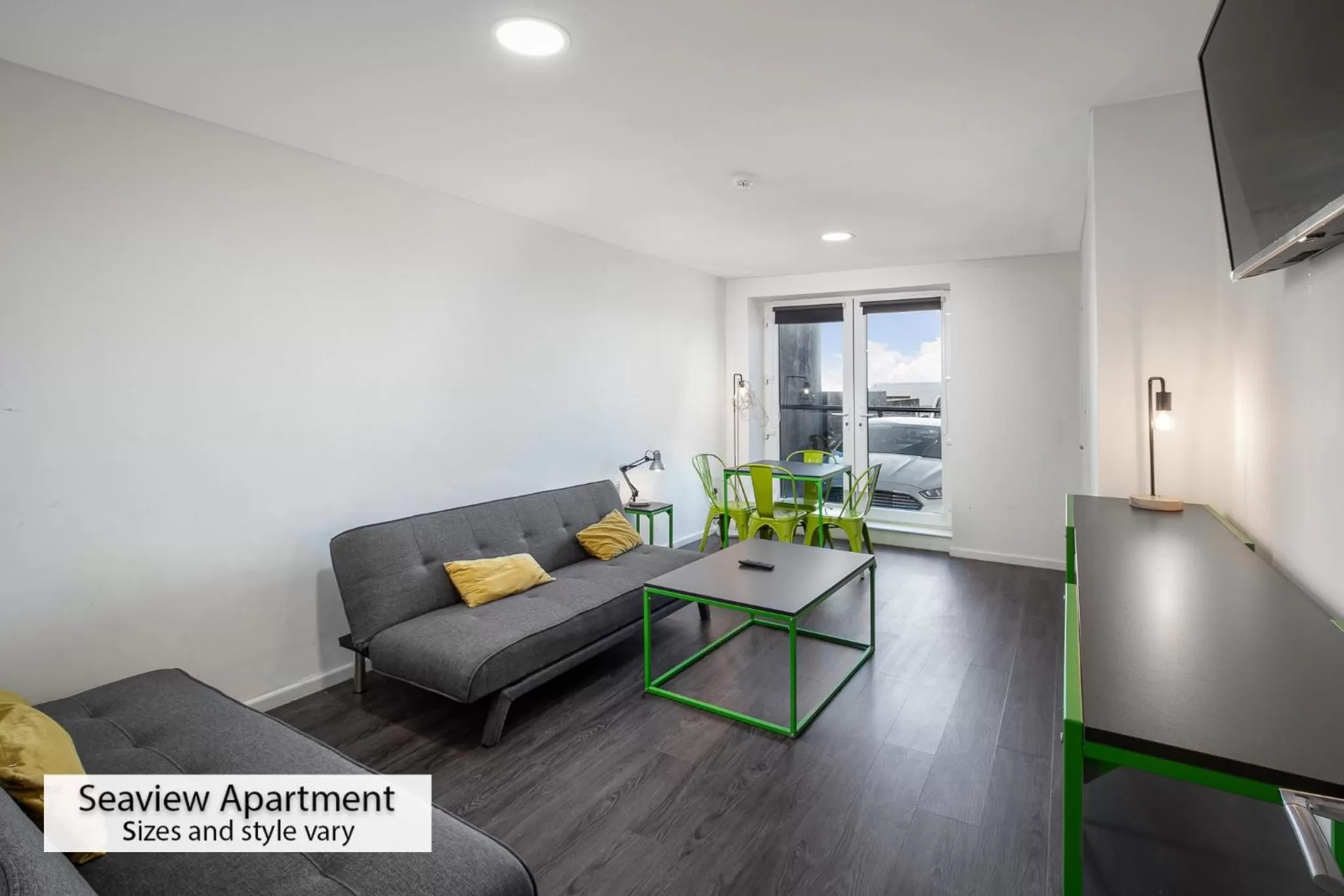 Living room in ApartHotel421 by Seafront Collection