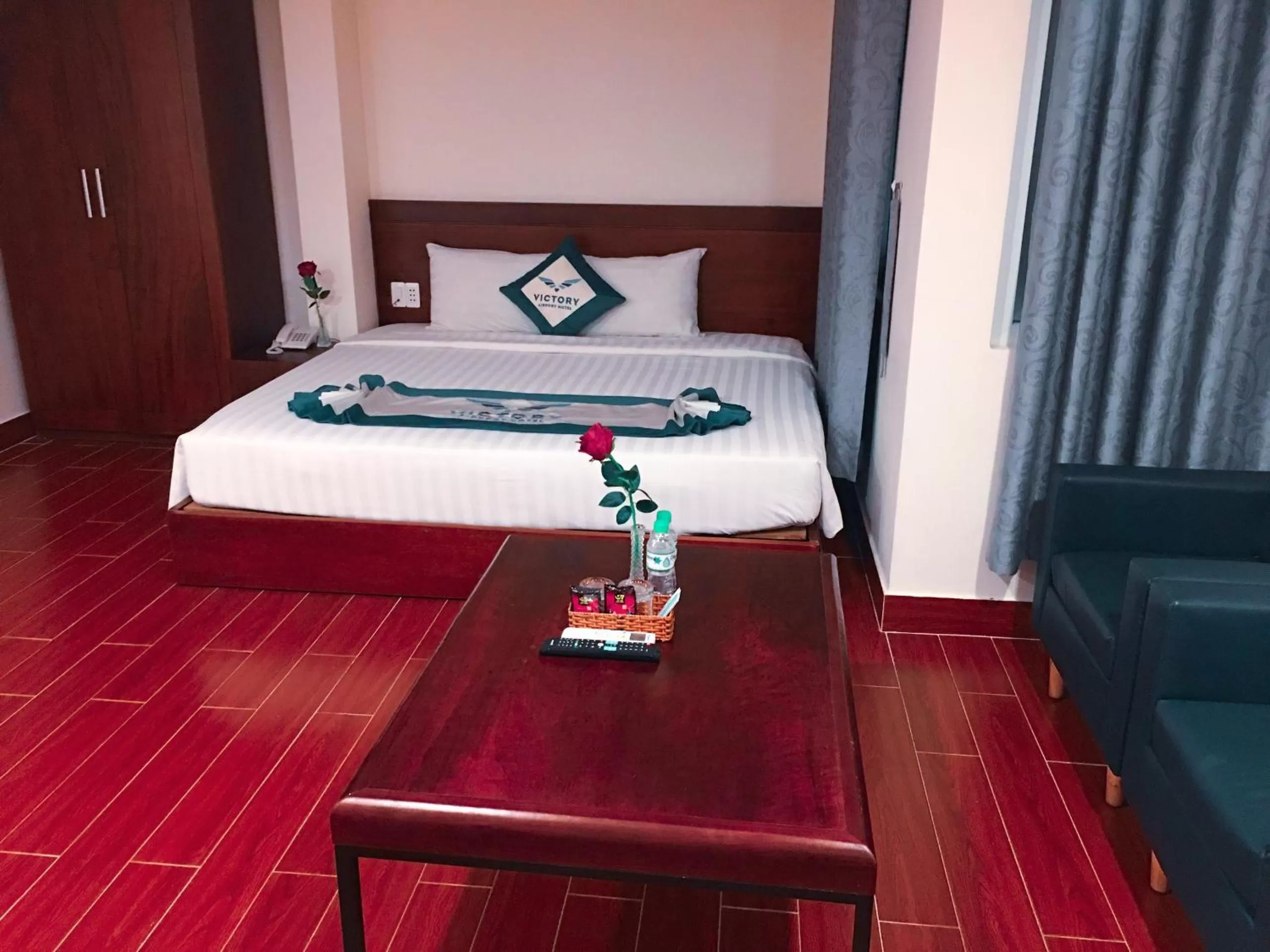 Bed in Victory Airport Hotel