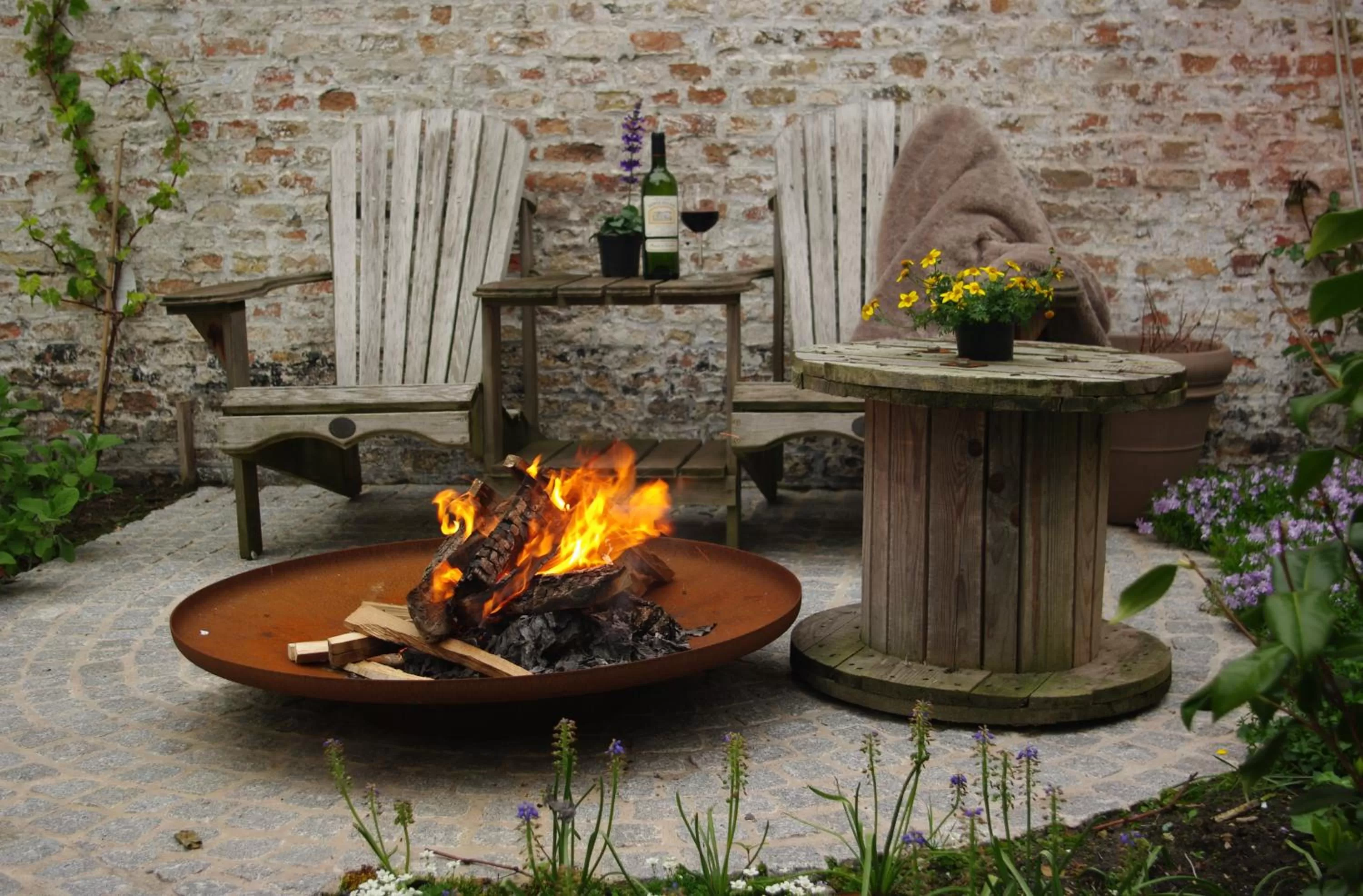 Patio in B&B Canal Deluxe