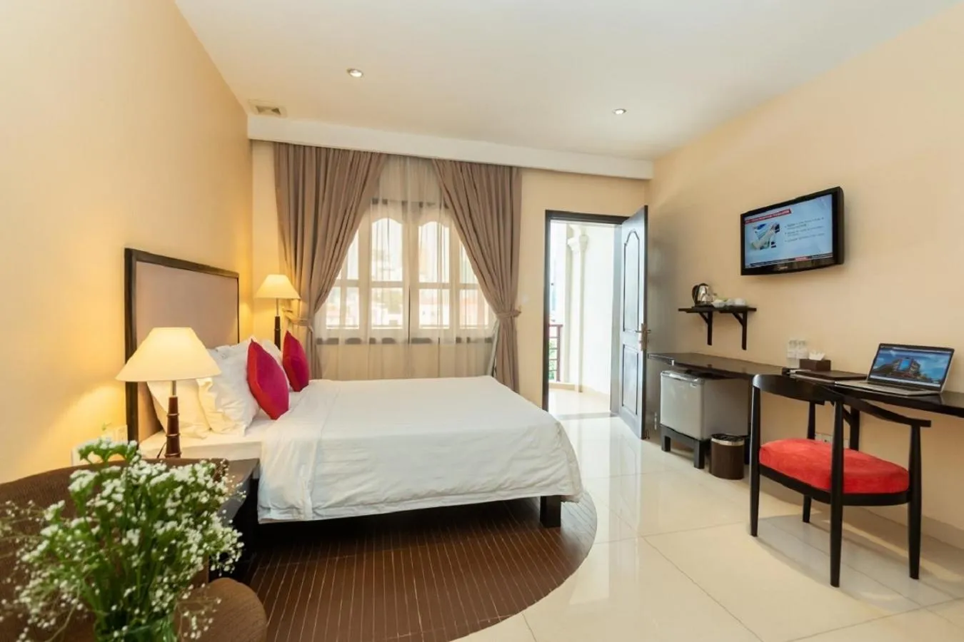 Photo of the whole room, Bed in Almond Hotel Sothearos