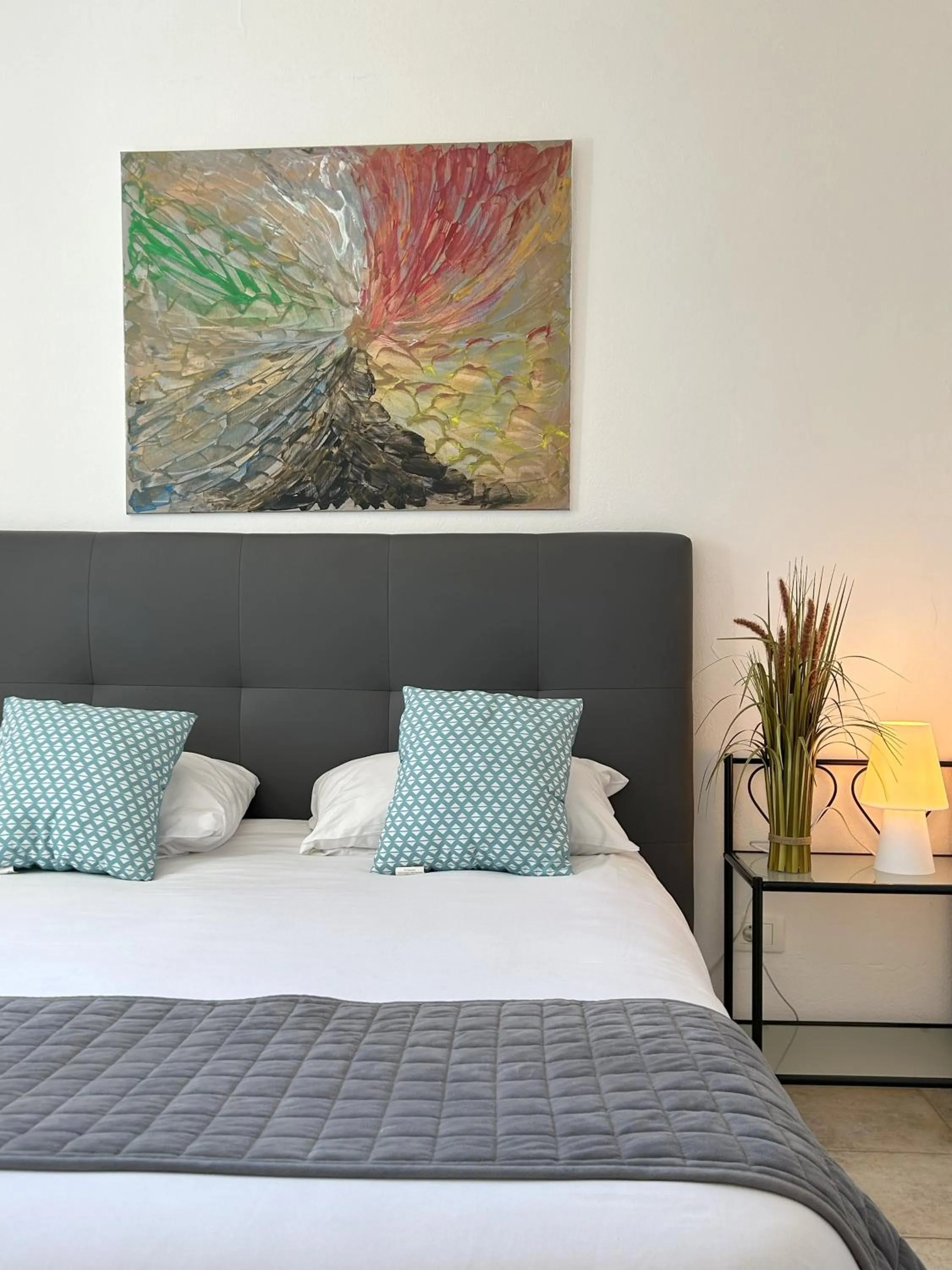 Decorative detail, Bed in Hôtel Padolo