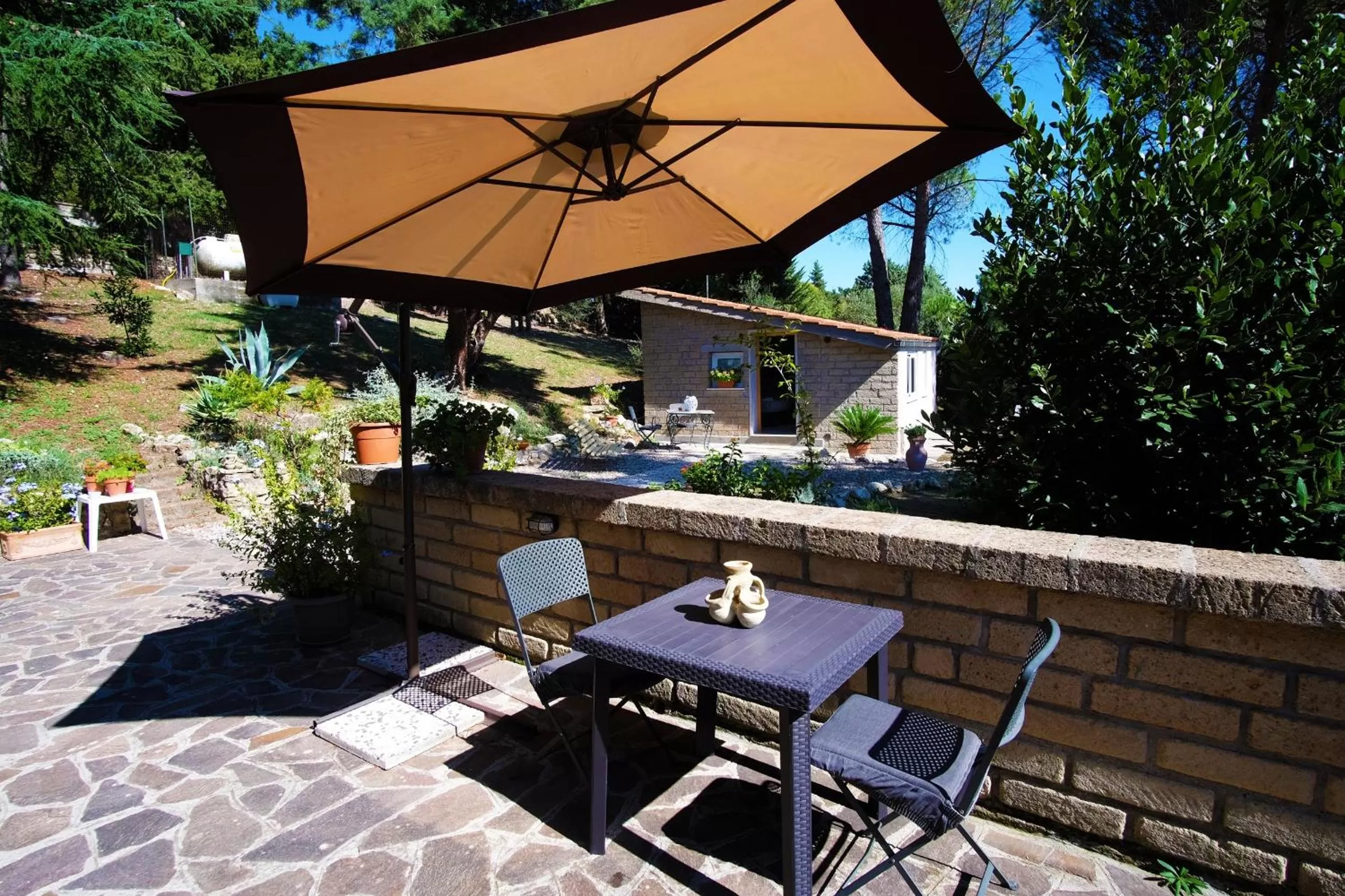 Garden in Bed and Breakfast Romantica Evasione