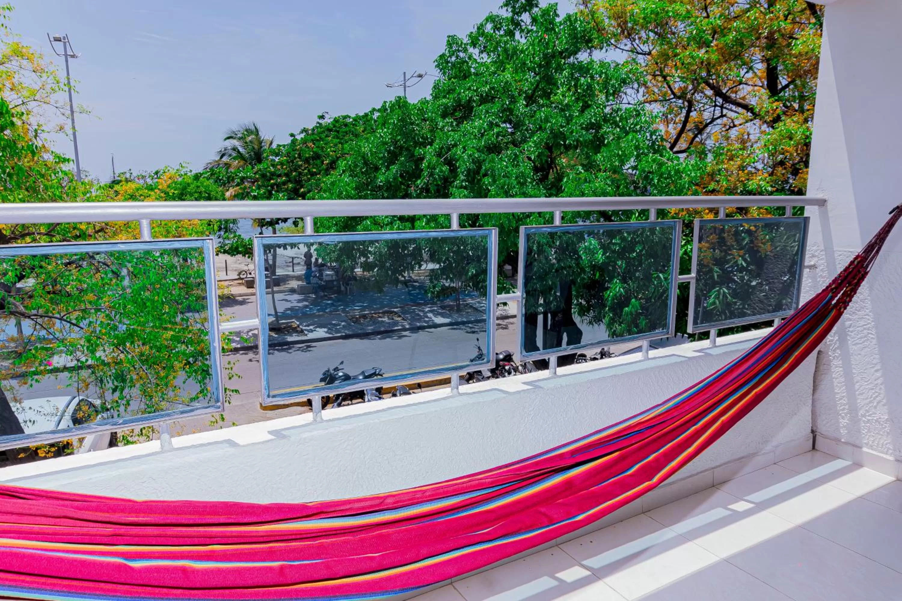 Balcony/Terrace in HOTEL SOL INN SANTA Marta