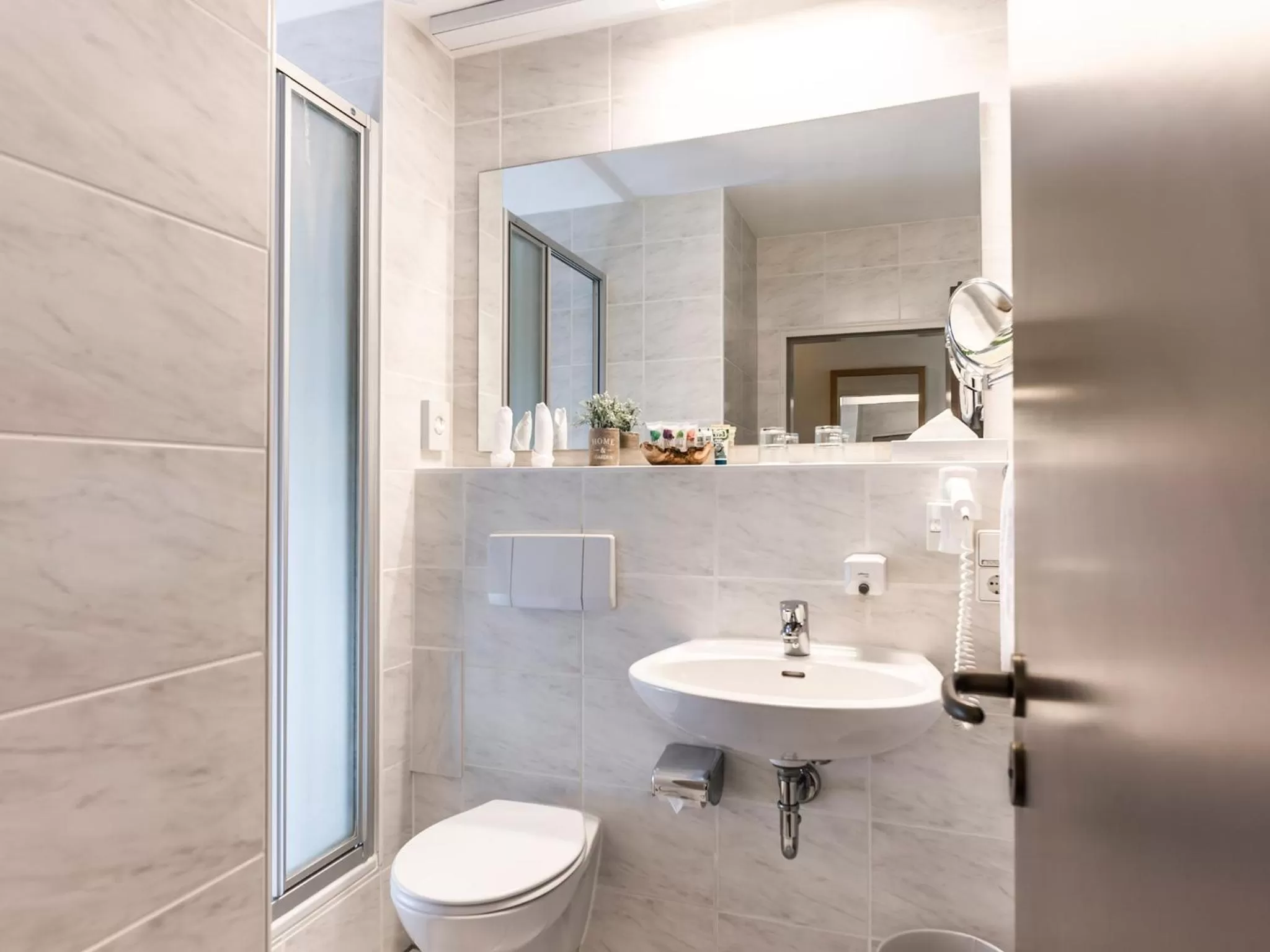 Toilet in Hotel Am Moosfeld