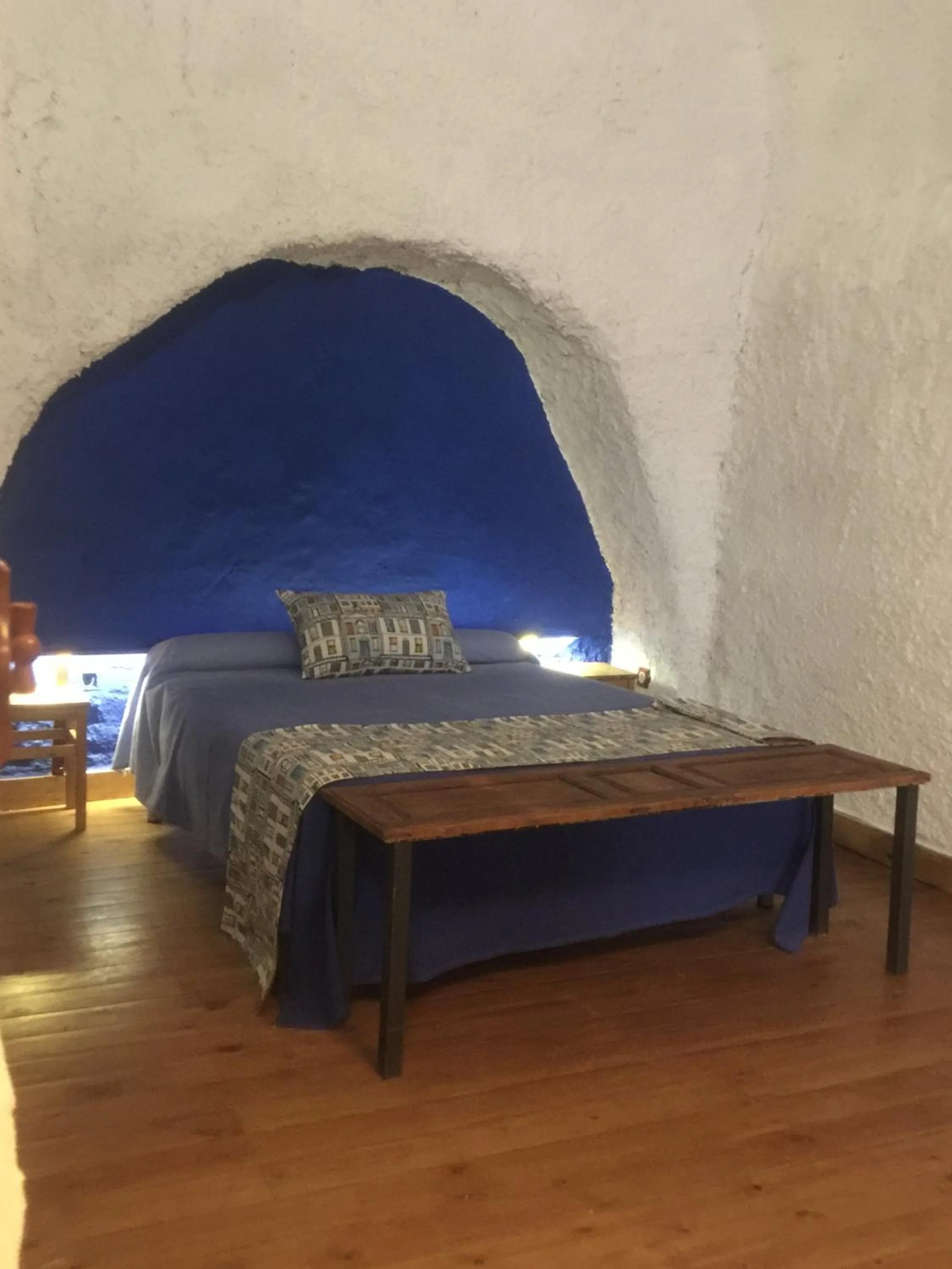 Bedroom, Bed in Casas Cueva y Cortijo La Tala en Guadix