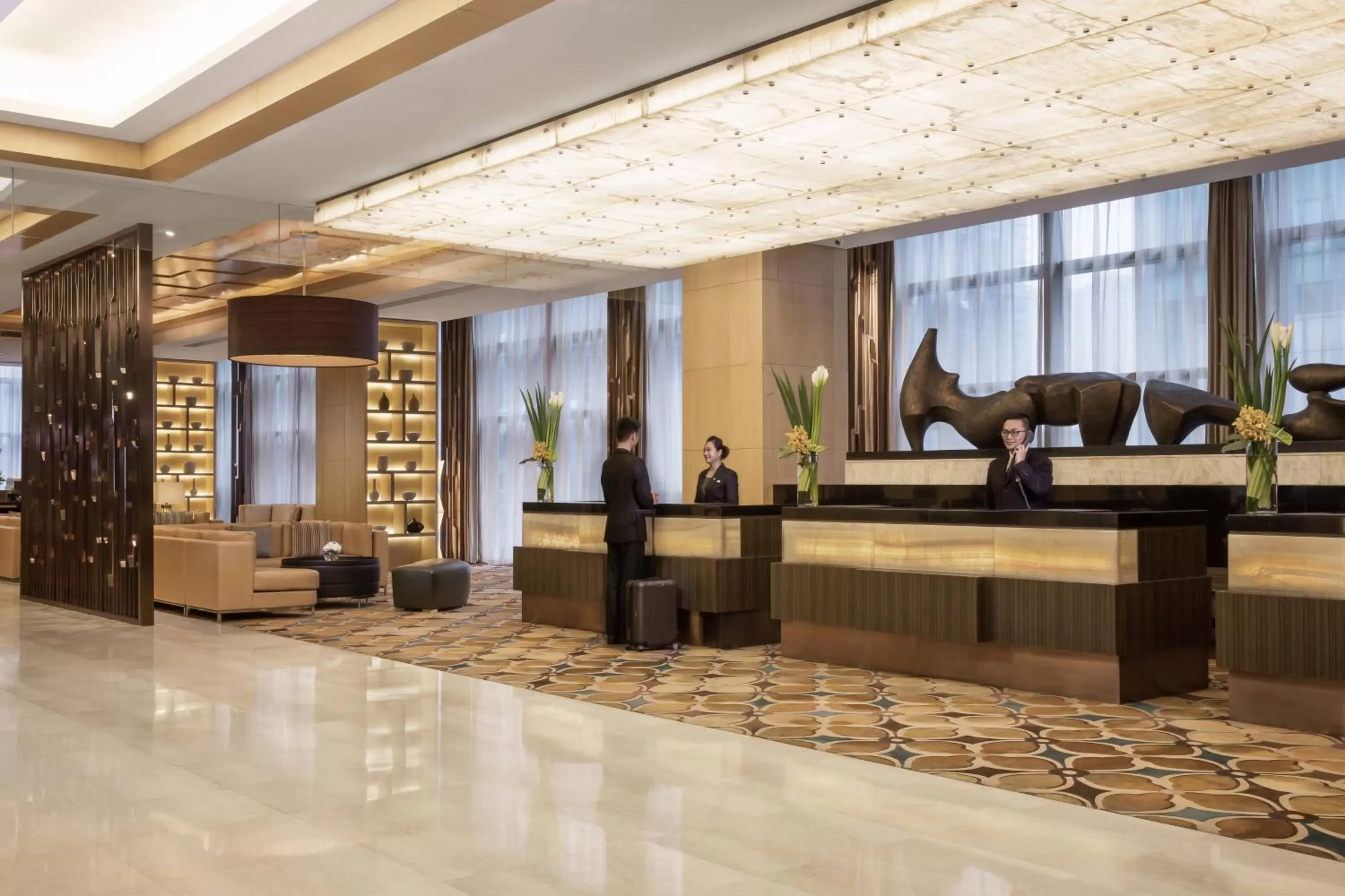 Lobby or reception in Courtyard by Marriott Suzhou