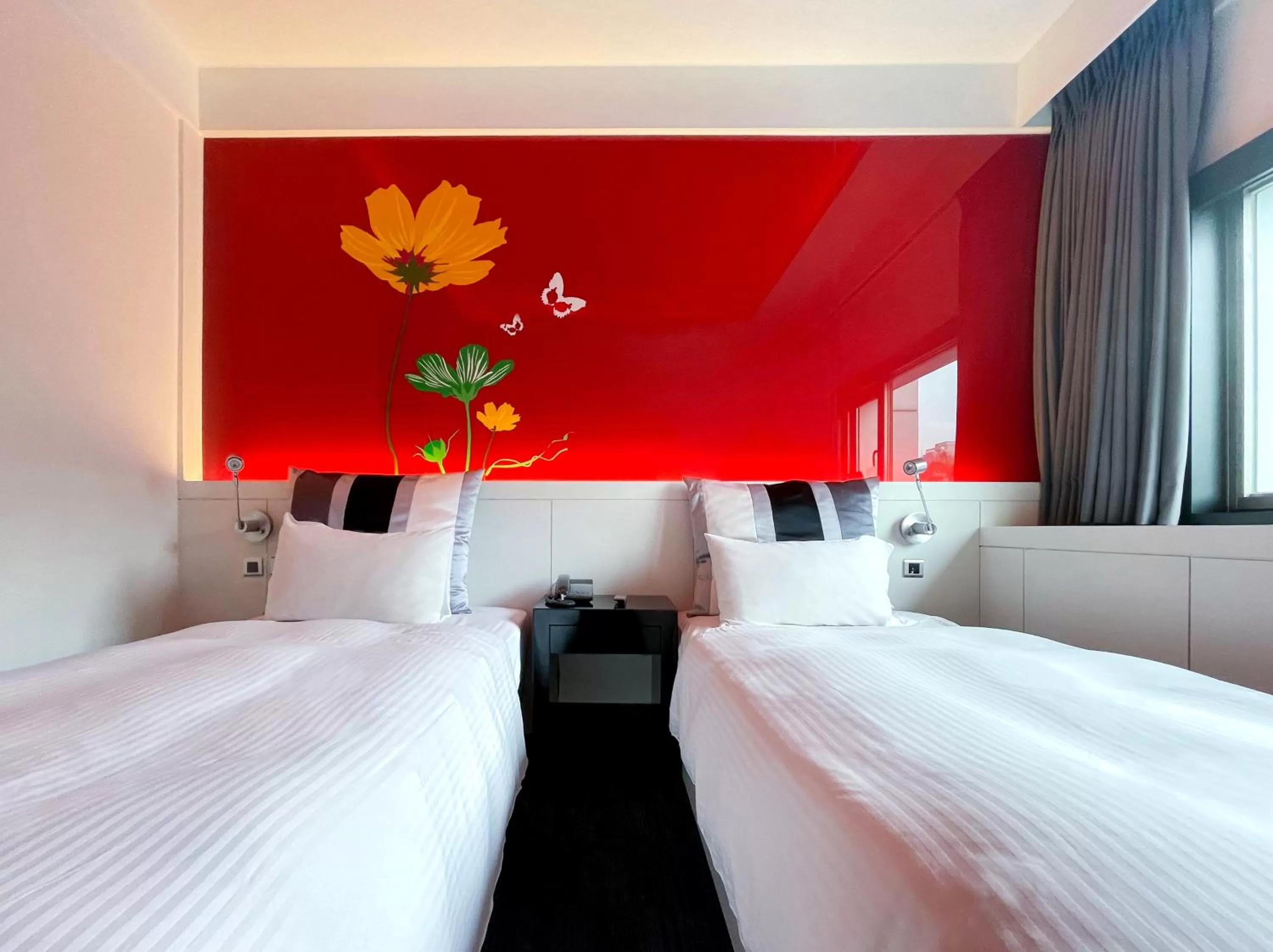 Bed in Guide Hotel Kaohsiung Liuhe