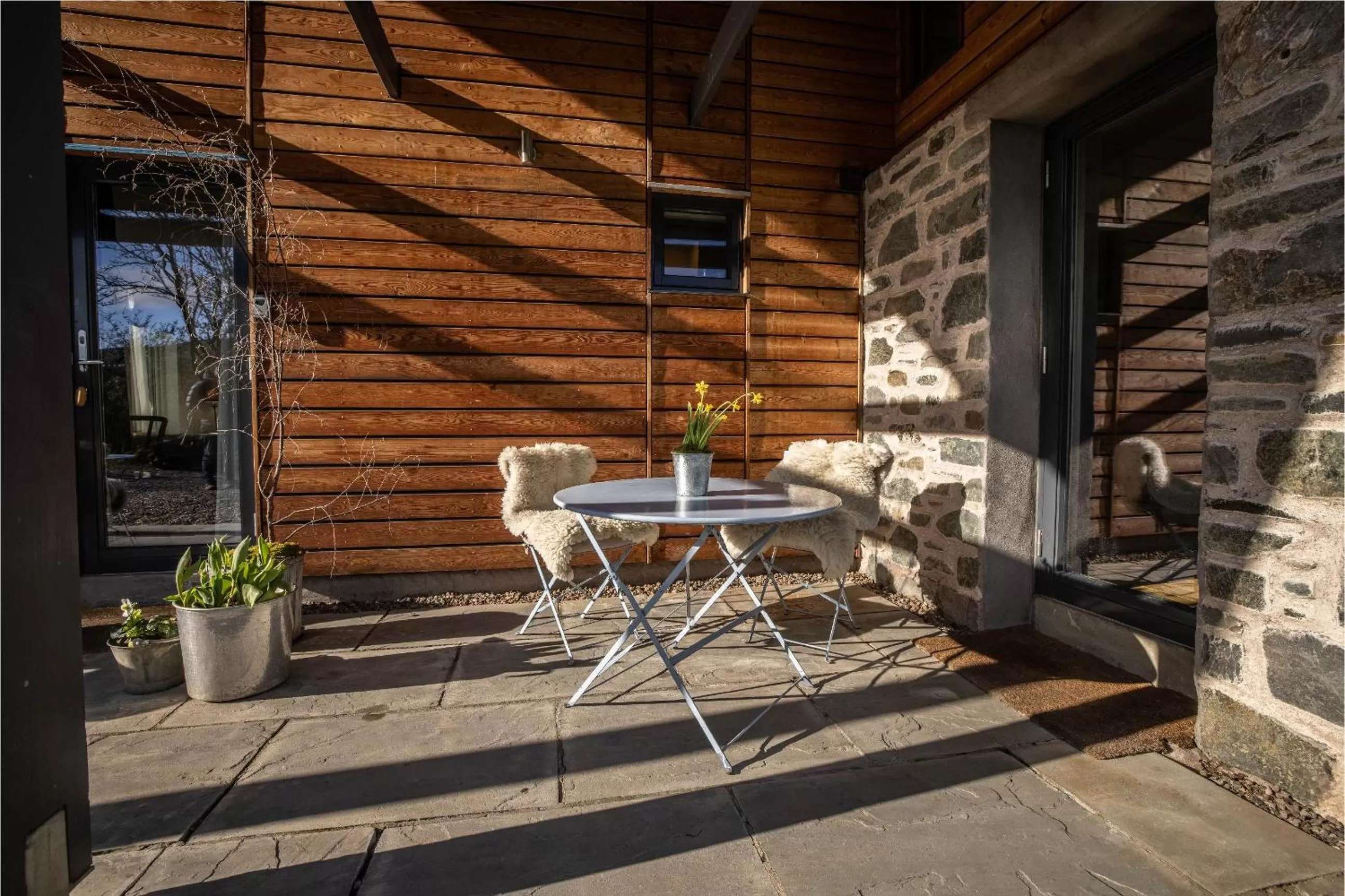 Seating area in The Steading