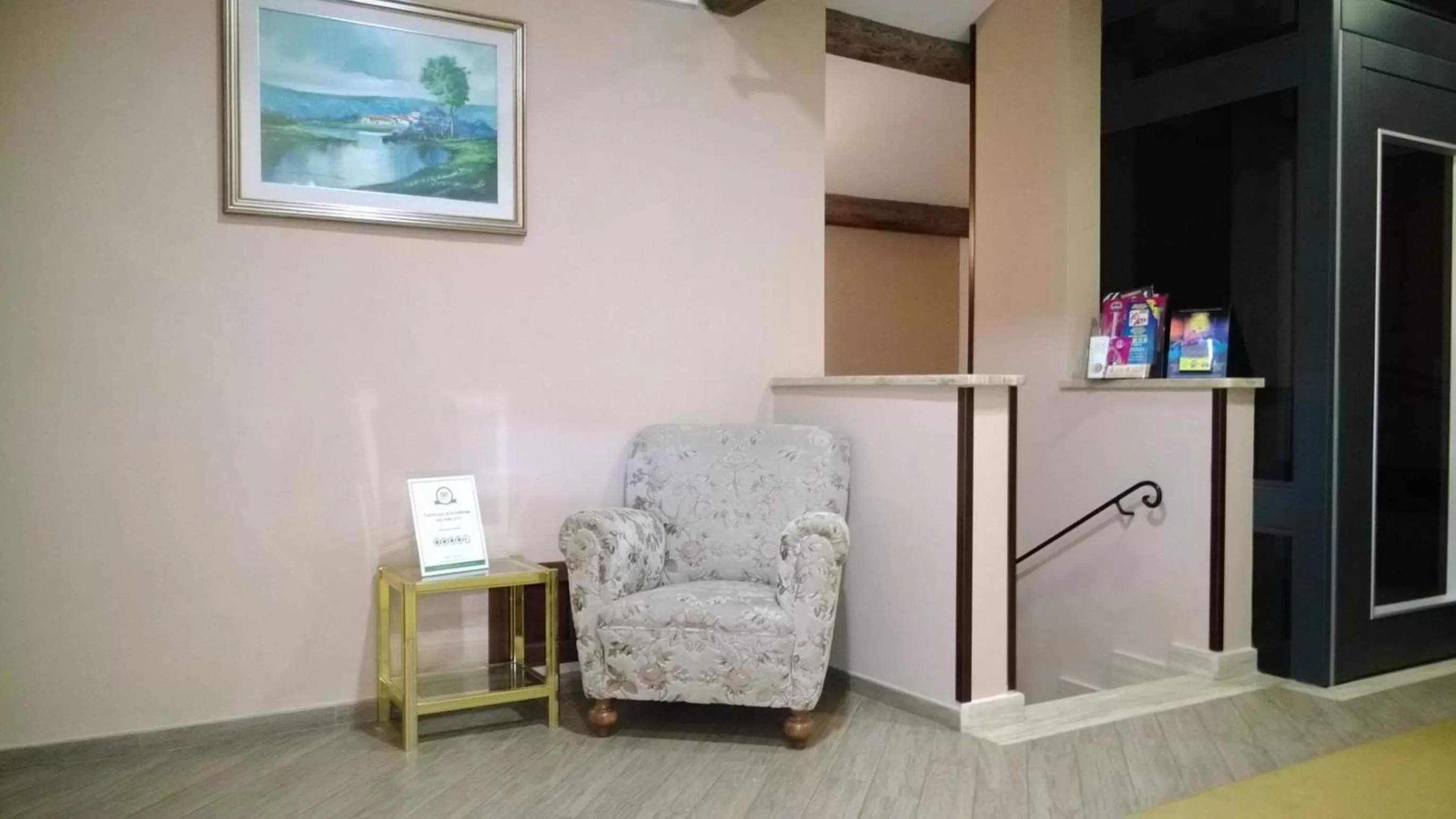 Lobby or reception in Hotel Roma Tiburtina Metro