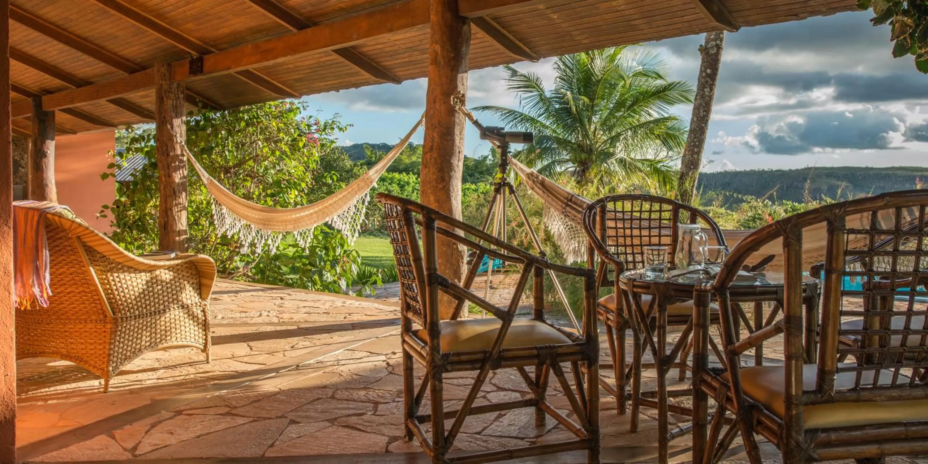 Patio in Pousada do Parque