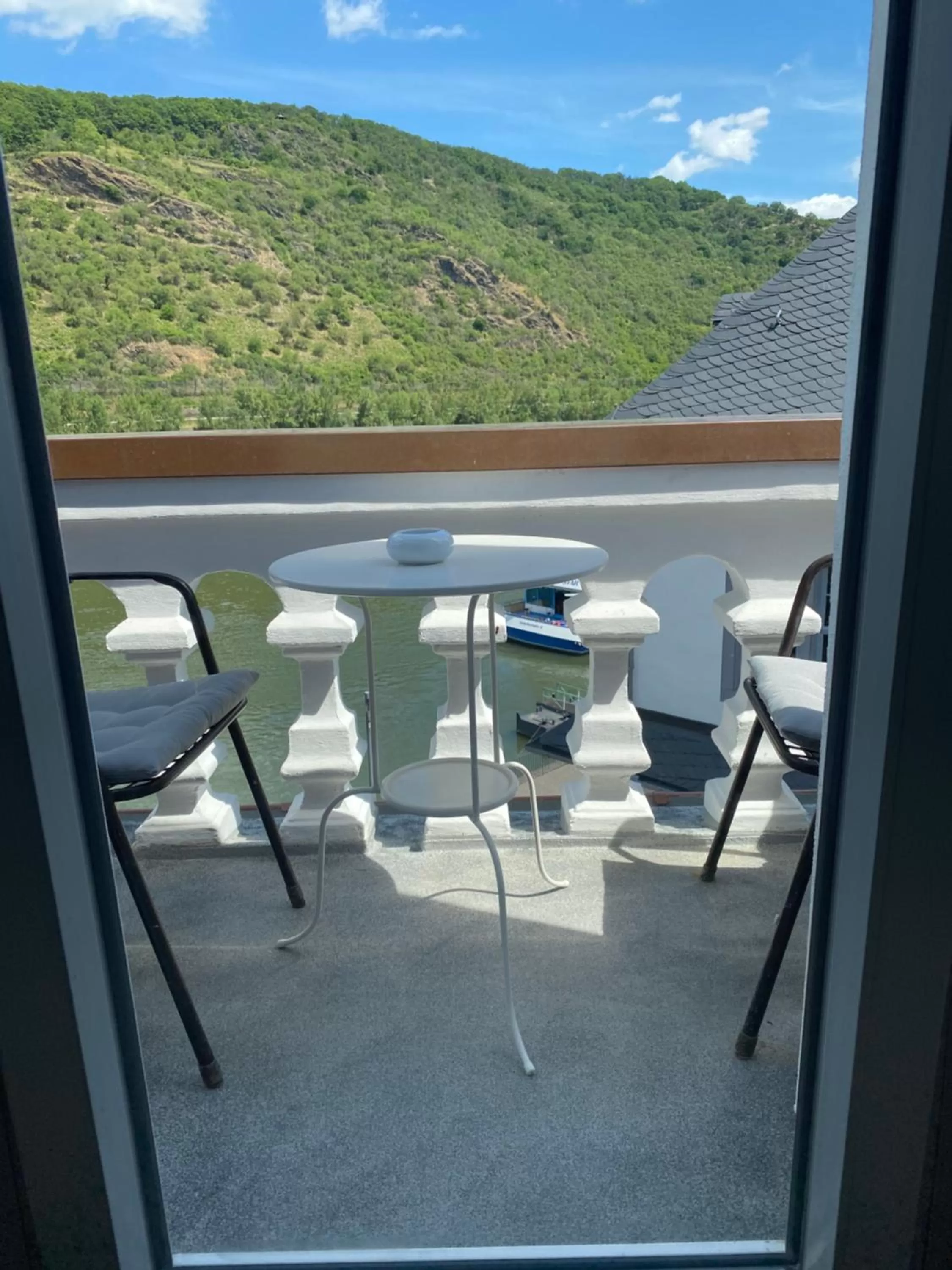 Balcony/Terrace in Pension Zur Fähre