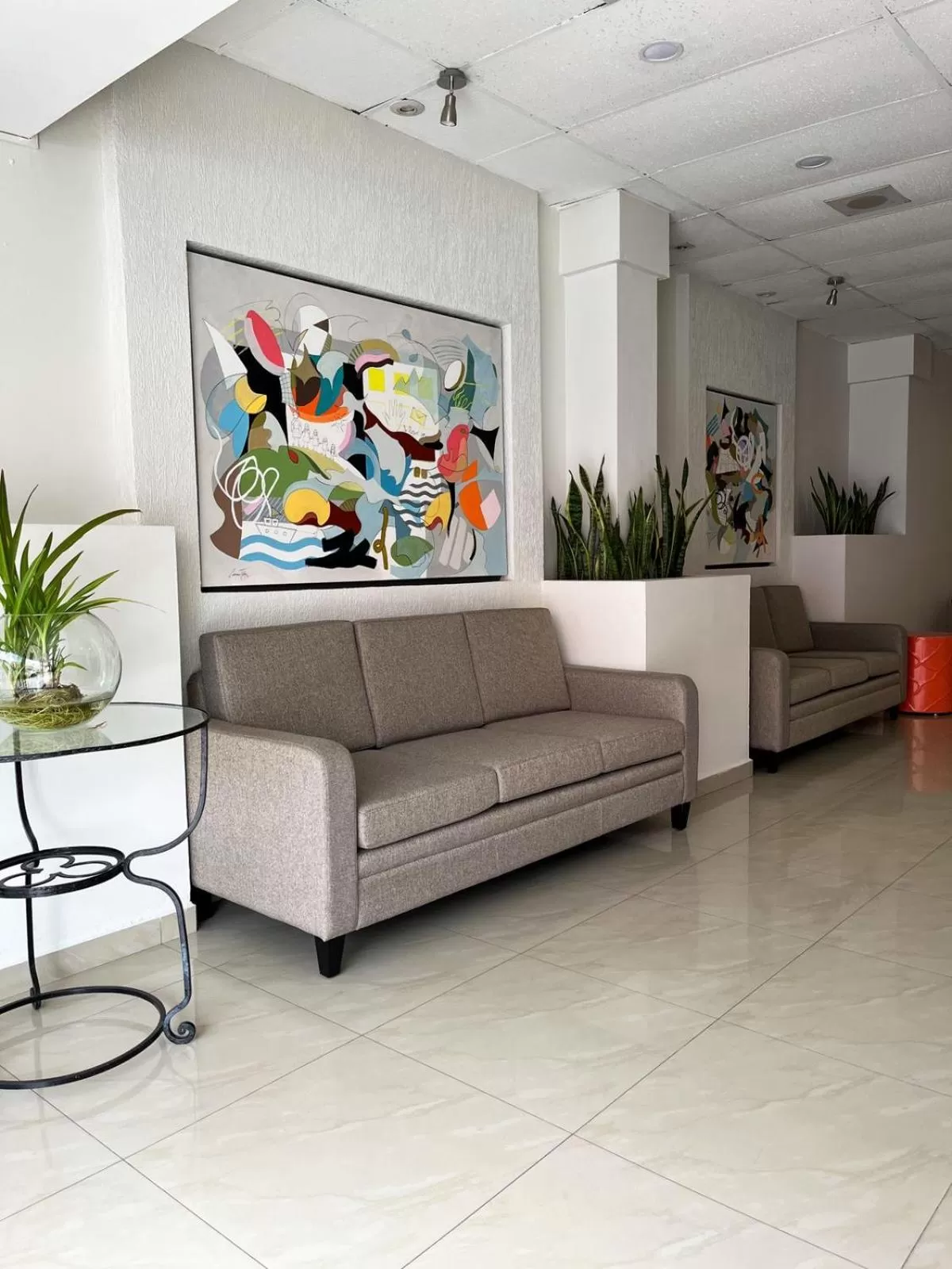 Lobby or reception in Hotel Lorena