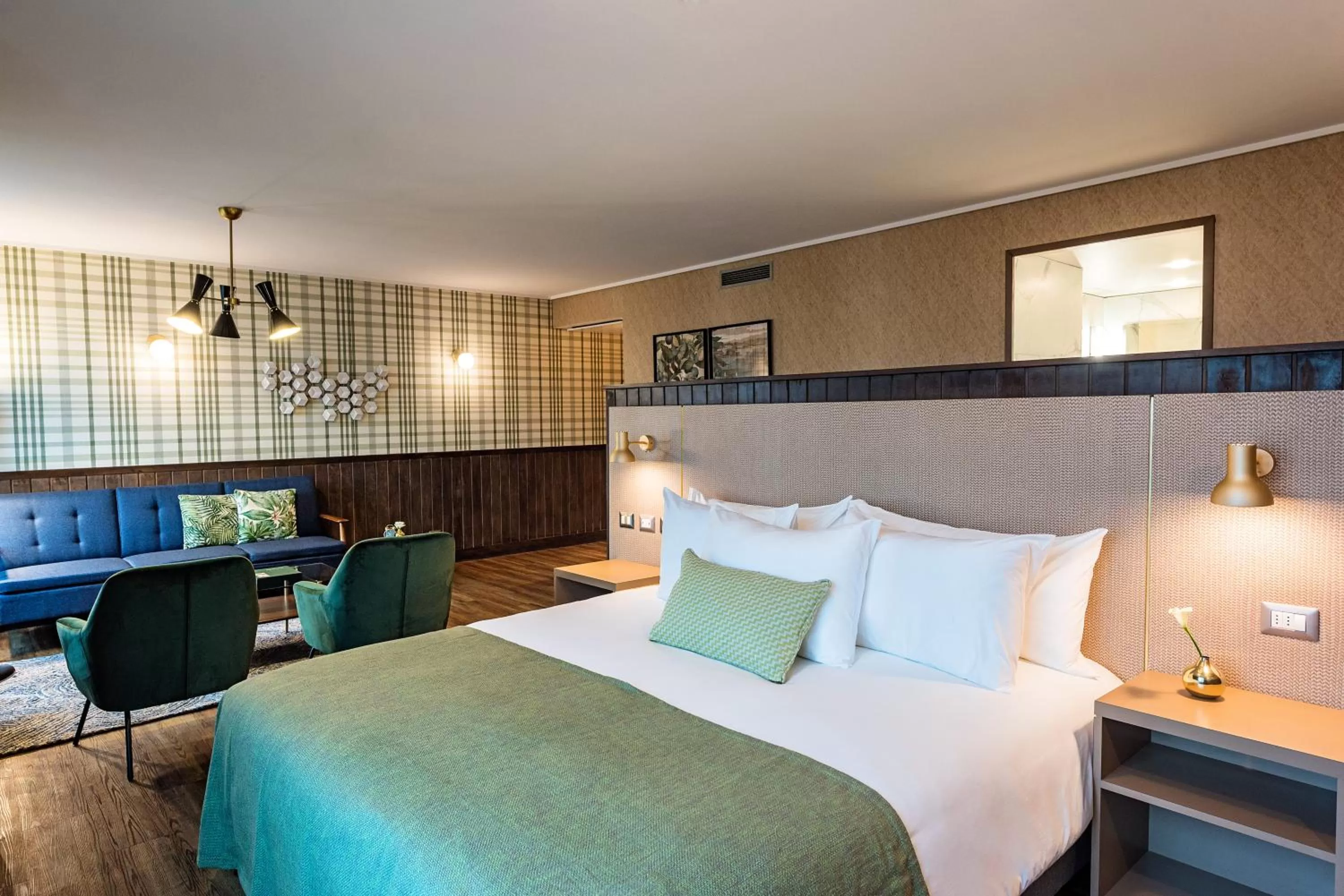 Bed in Hotel Eco Boutique Bidasoa