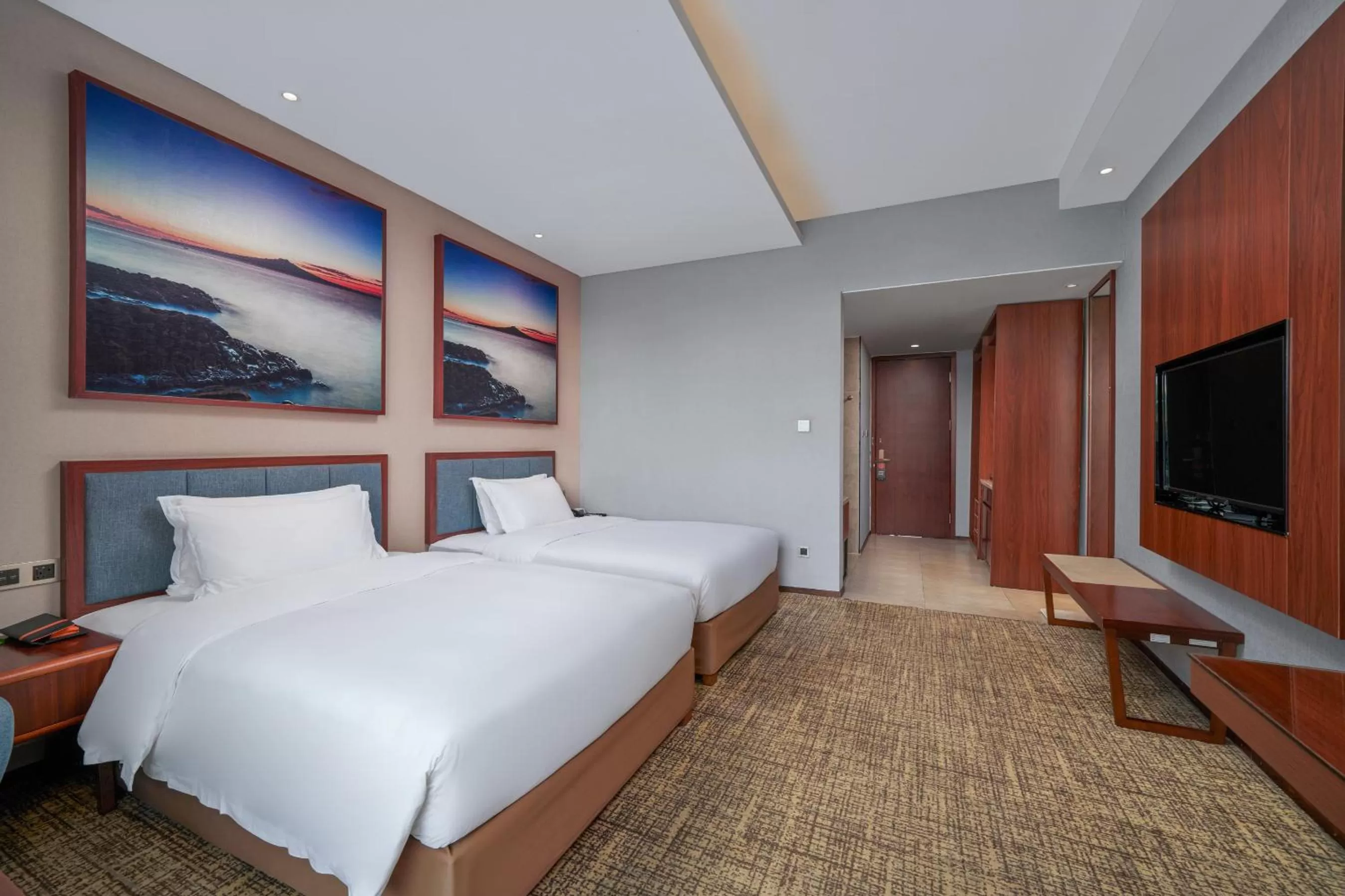 Photo of the whole room, Bed in Ausotel Smart Baiyun International Airport T2-Free 24-hour airport pick-up