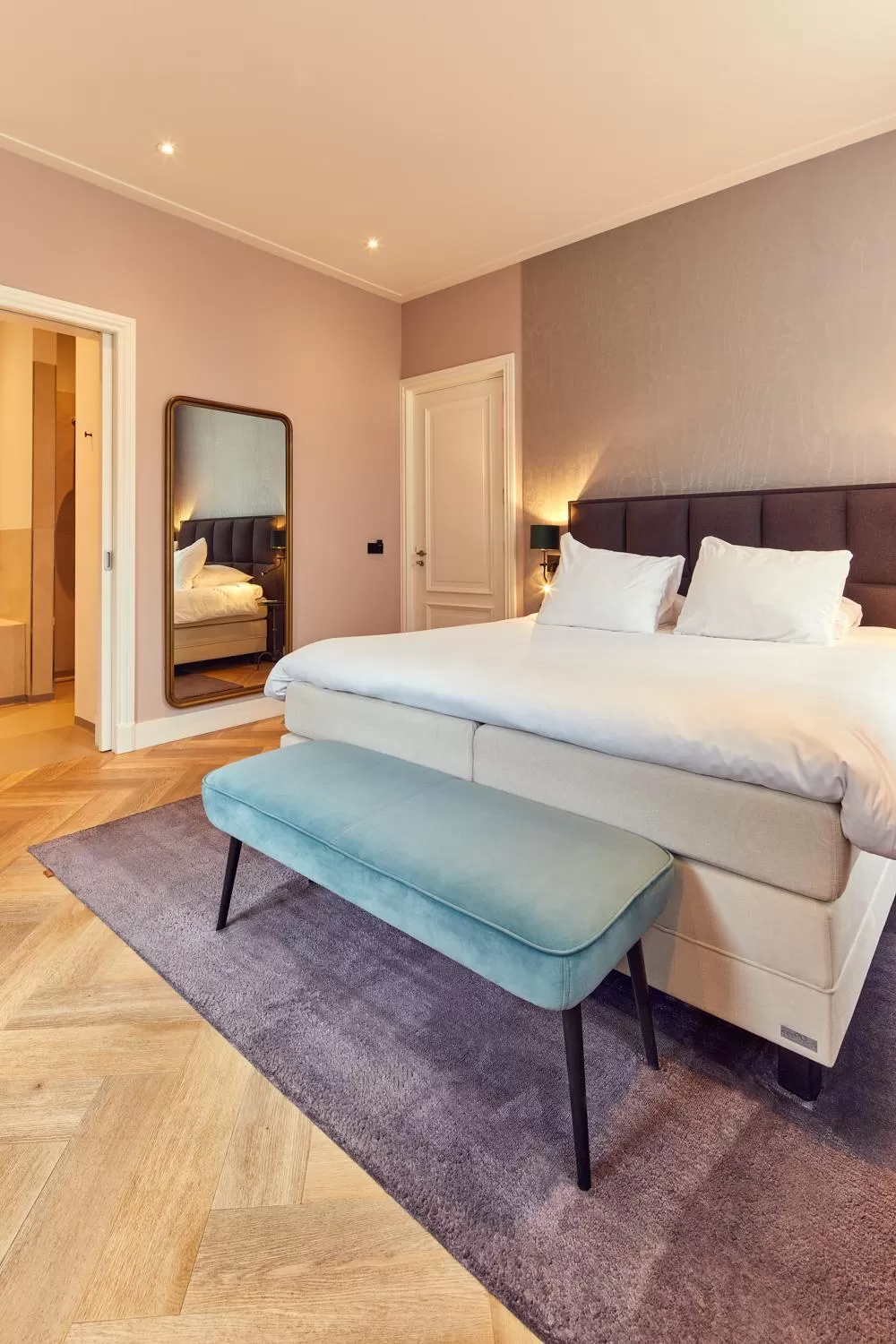 Bed in The Yard hotel Zuidkade