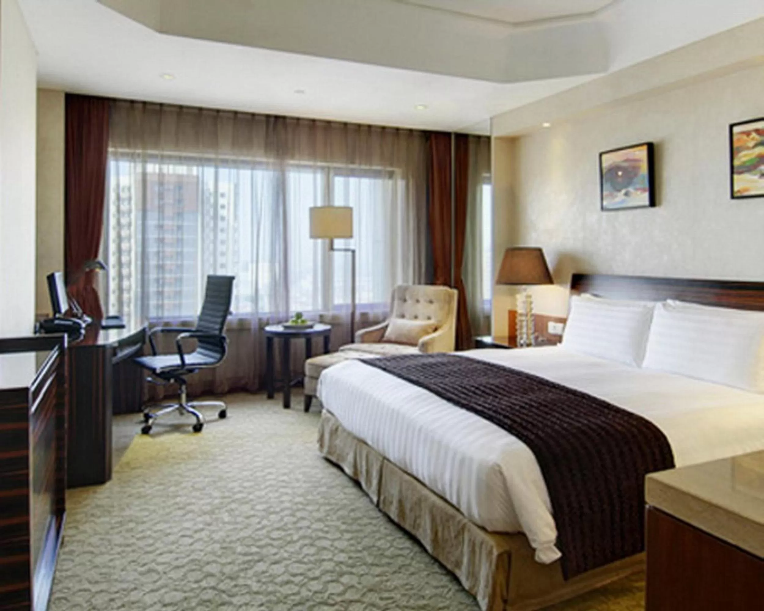 Bedroom, Bed in Marco Polo Parkside, Beijing