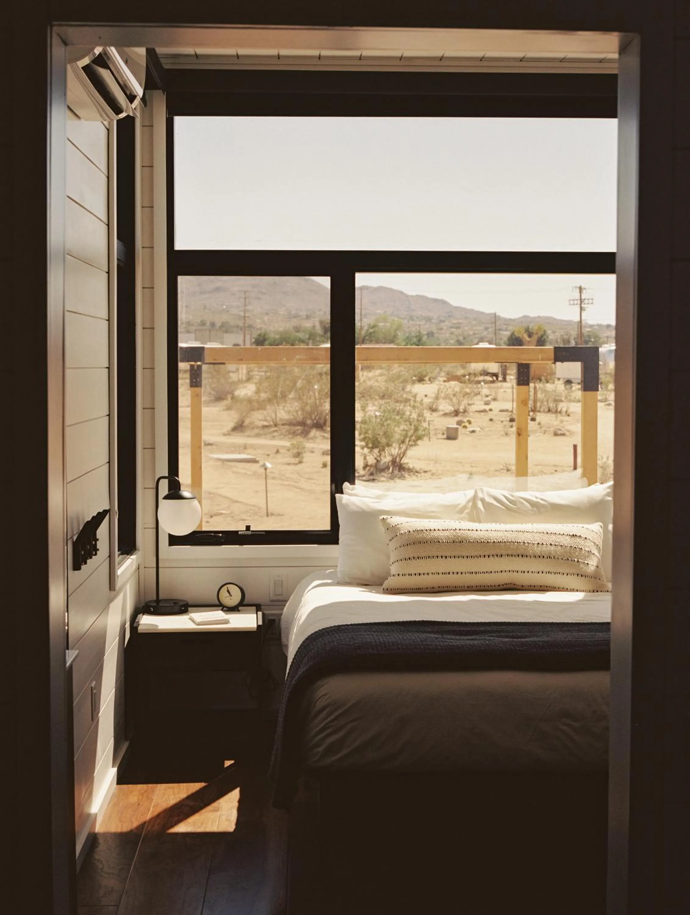 Bed in AutoCamp Joshua Tree