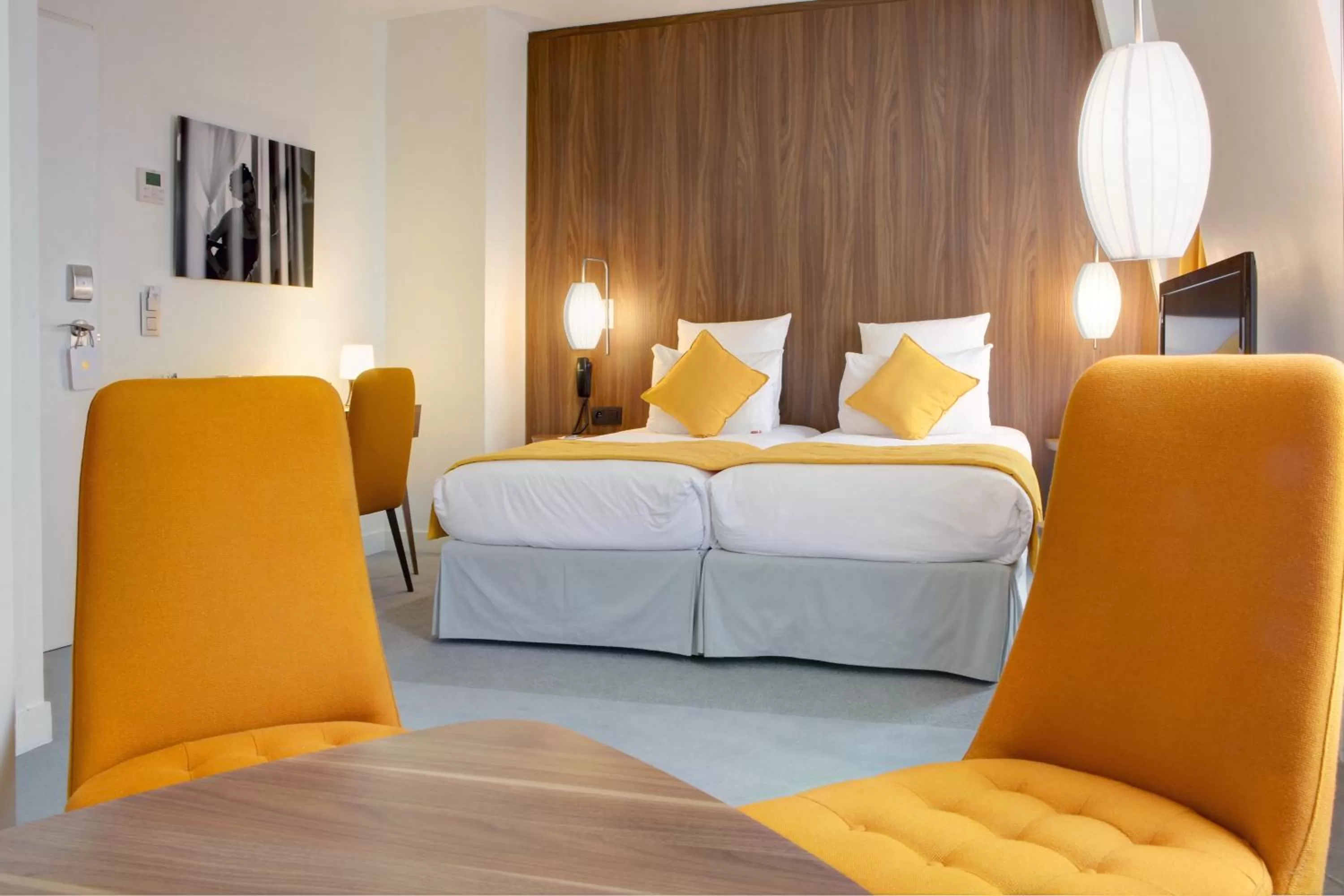 Photo of the whole room, Bed in Best Western Plus 61 Paris Nation Hotel