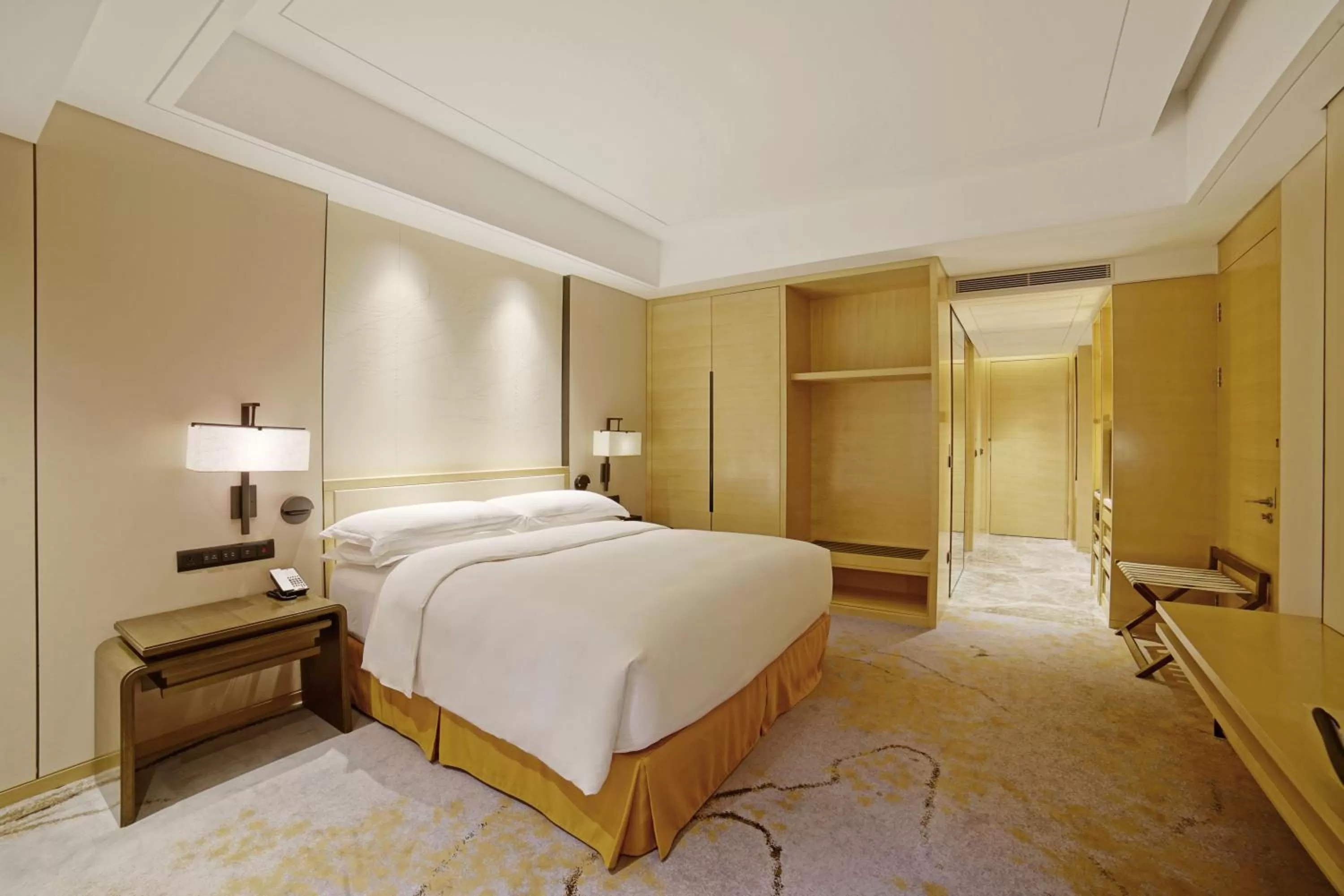 Bedroom, Bed in Hilton Suzhou