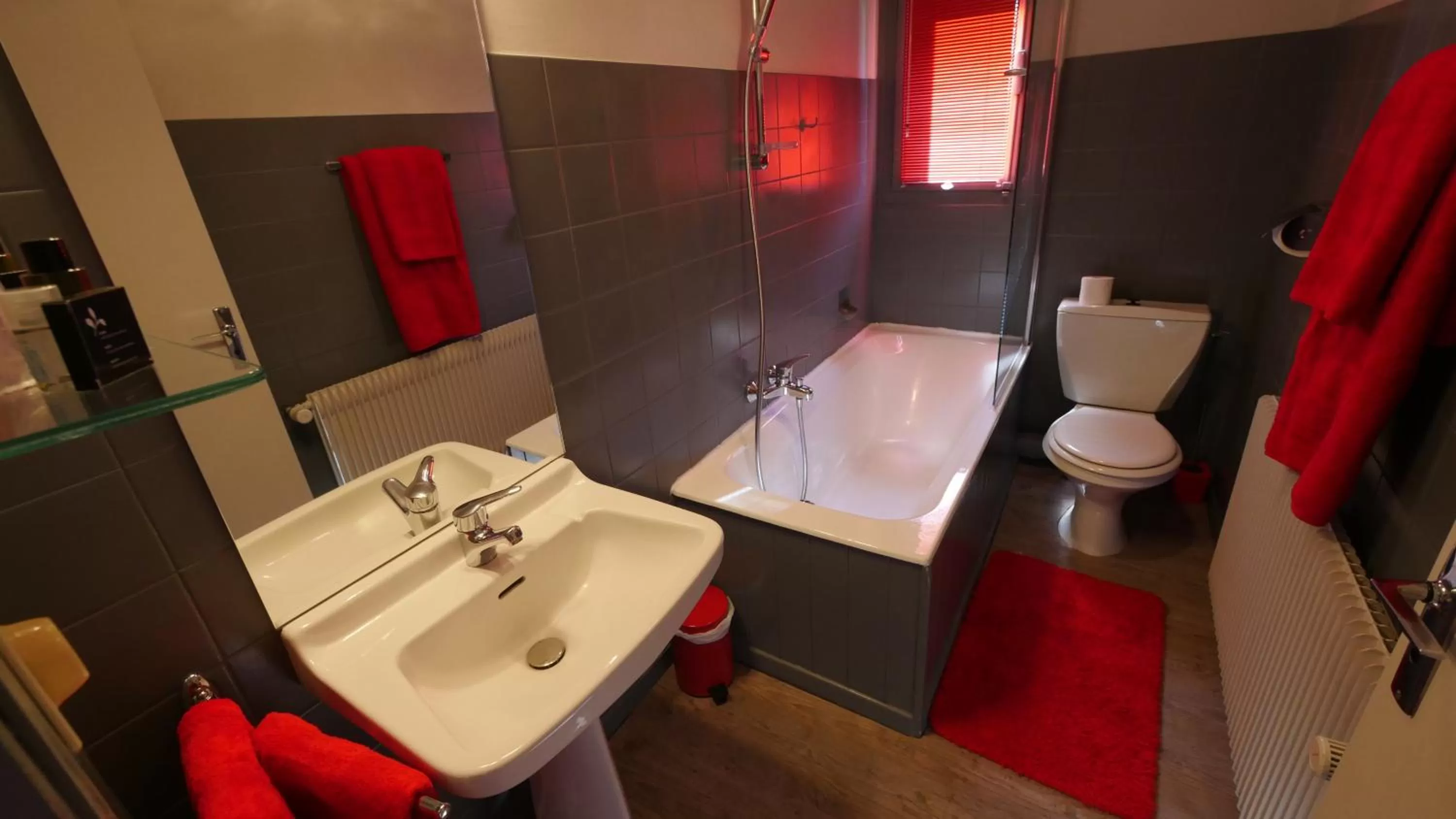 Decorative detail, Bathroom in Hotel Bel'alpe