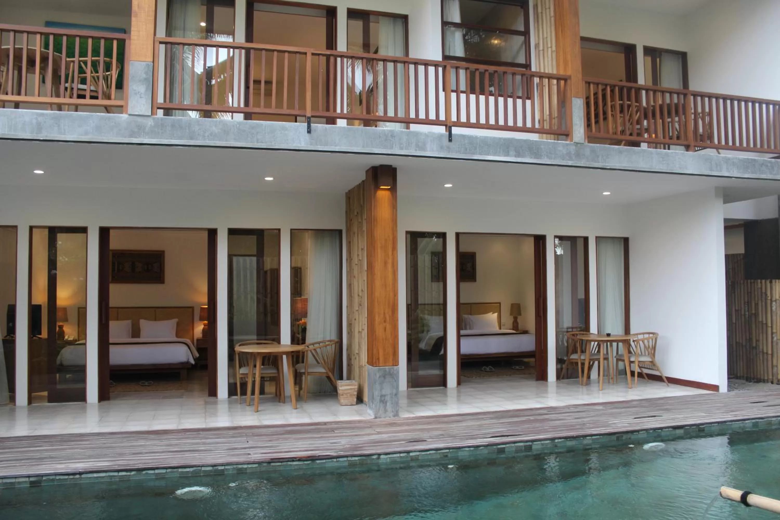 Pool view in Purana Boutique Resort