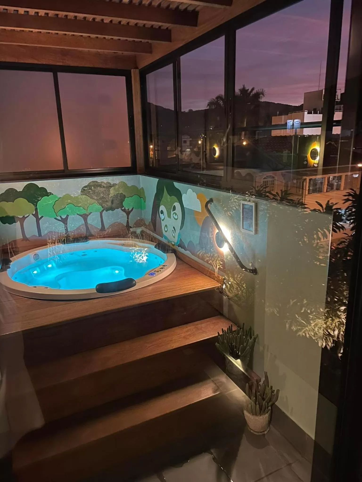 Hot Tub in Hospedaria da Lagoa
