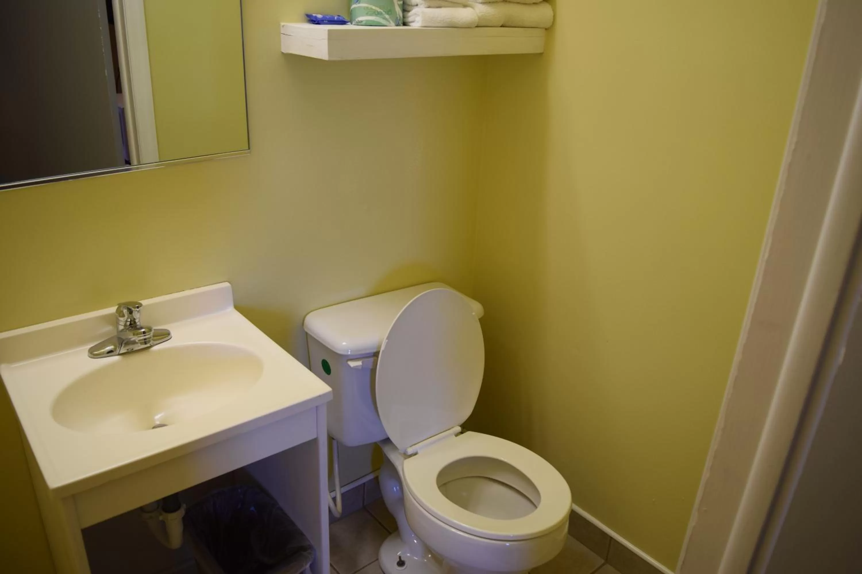 Toilet in White Oaks Motel Pennsville/Carneys Point