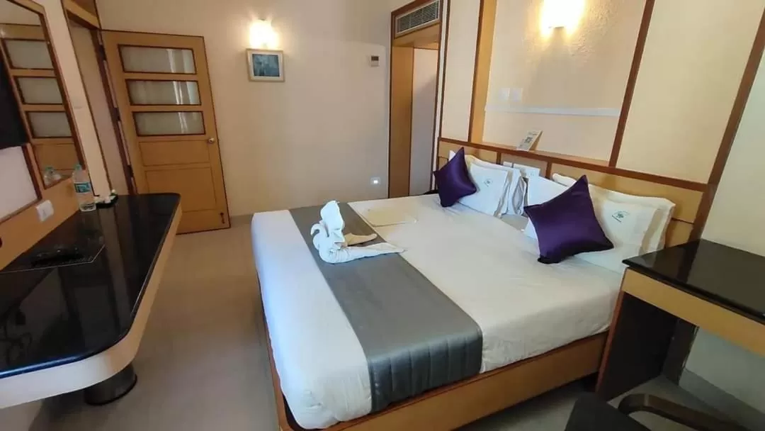 Bed in Hotel Aishwarywaa