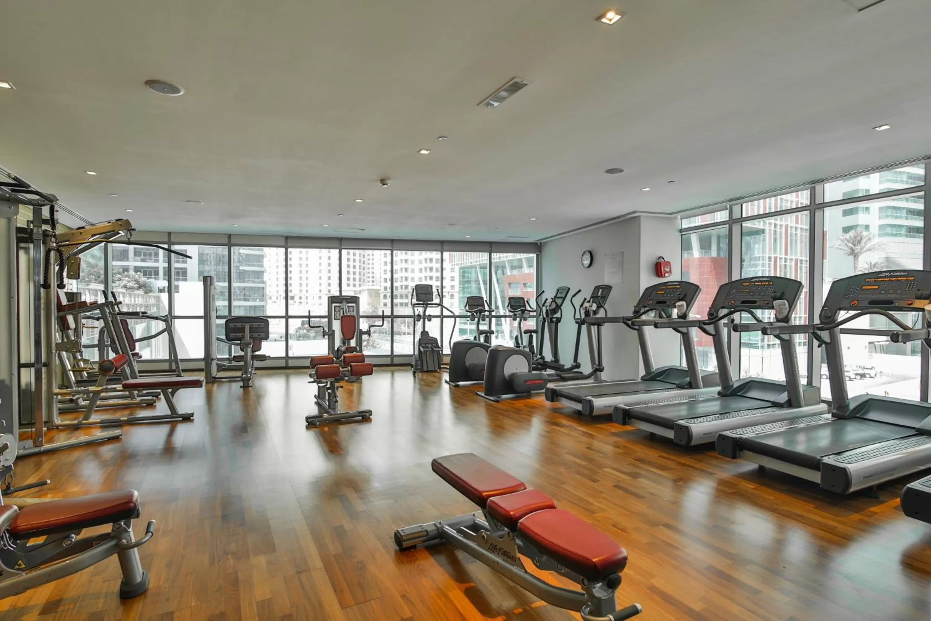 Fitness centre/facilities in InterContinental Dubai Marina by IHG