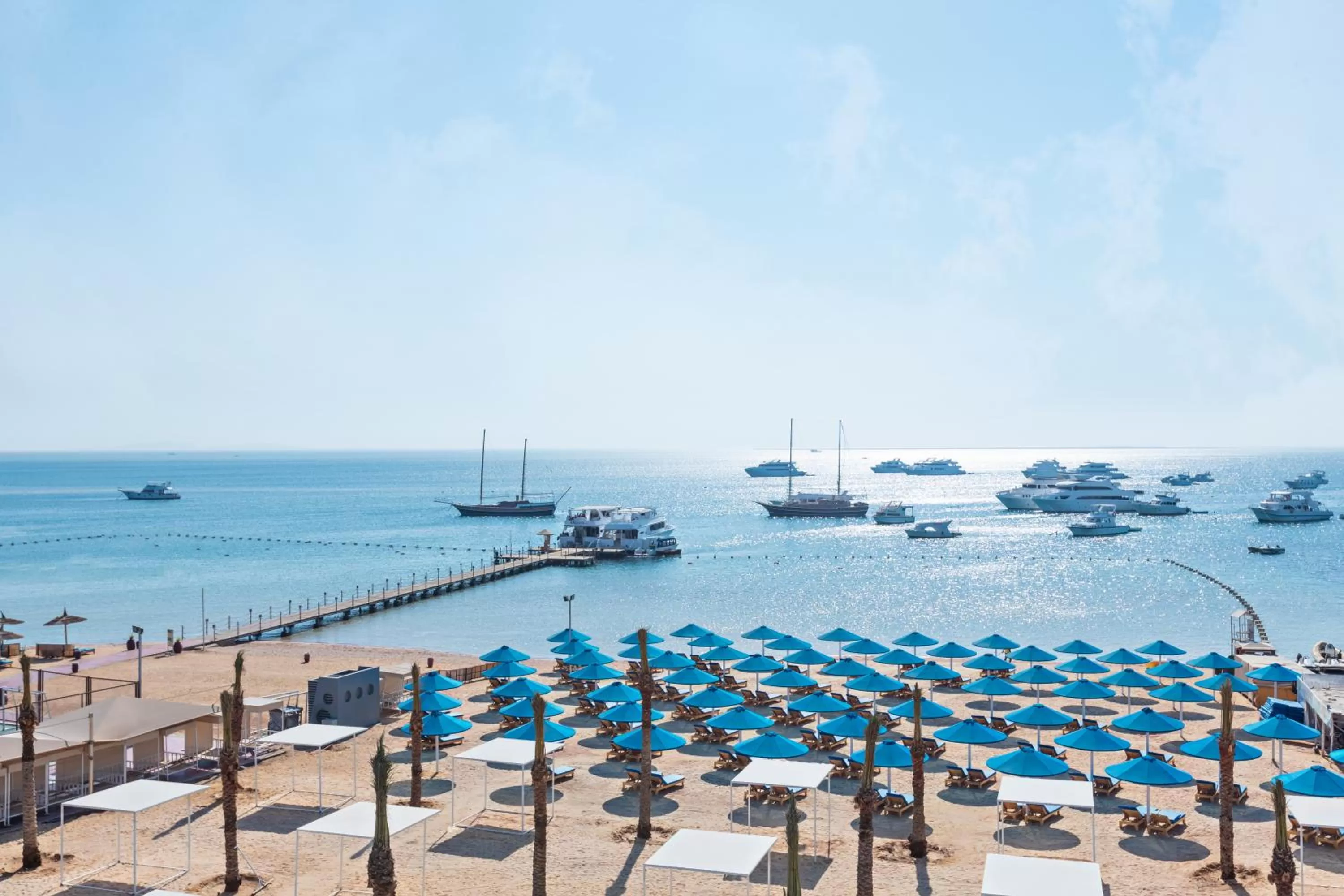 Beach in Pickalbatros Blu Spa Resort - Adults Friendly 16 Years Plus- Ultra All-Inclusive