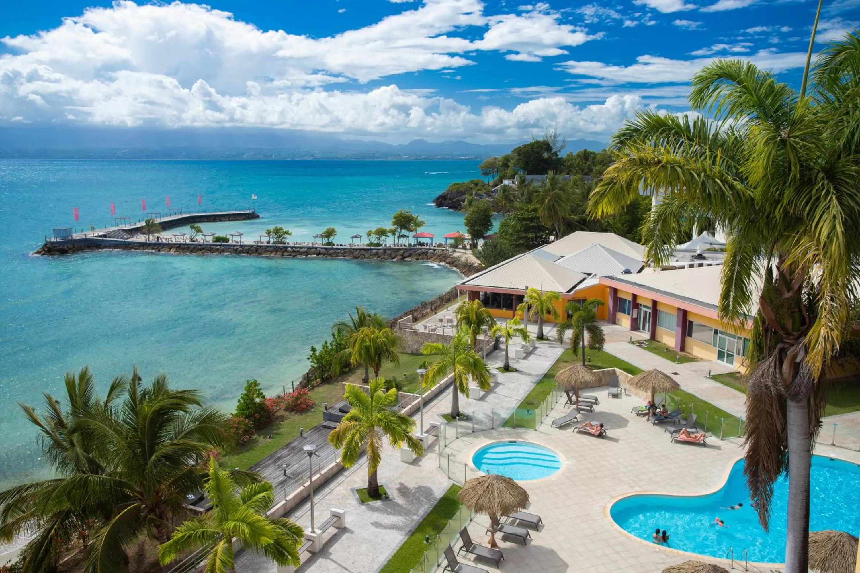 Pool view in Zenitude Hôtel Résidences Le Salako