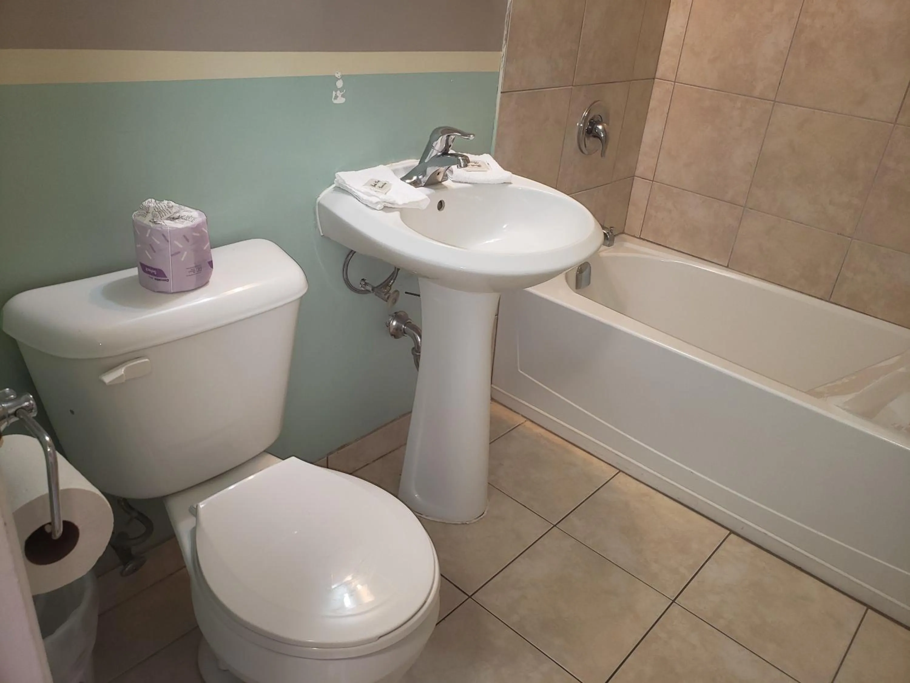 Bathroom in Niagara Falls Courtside Inn