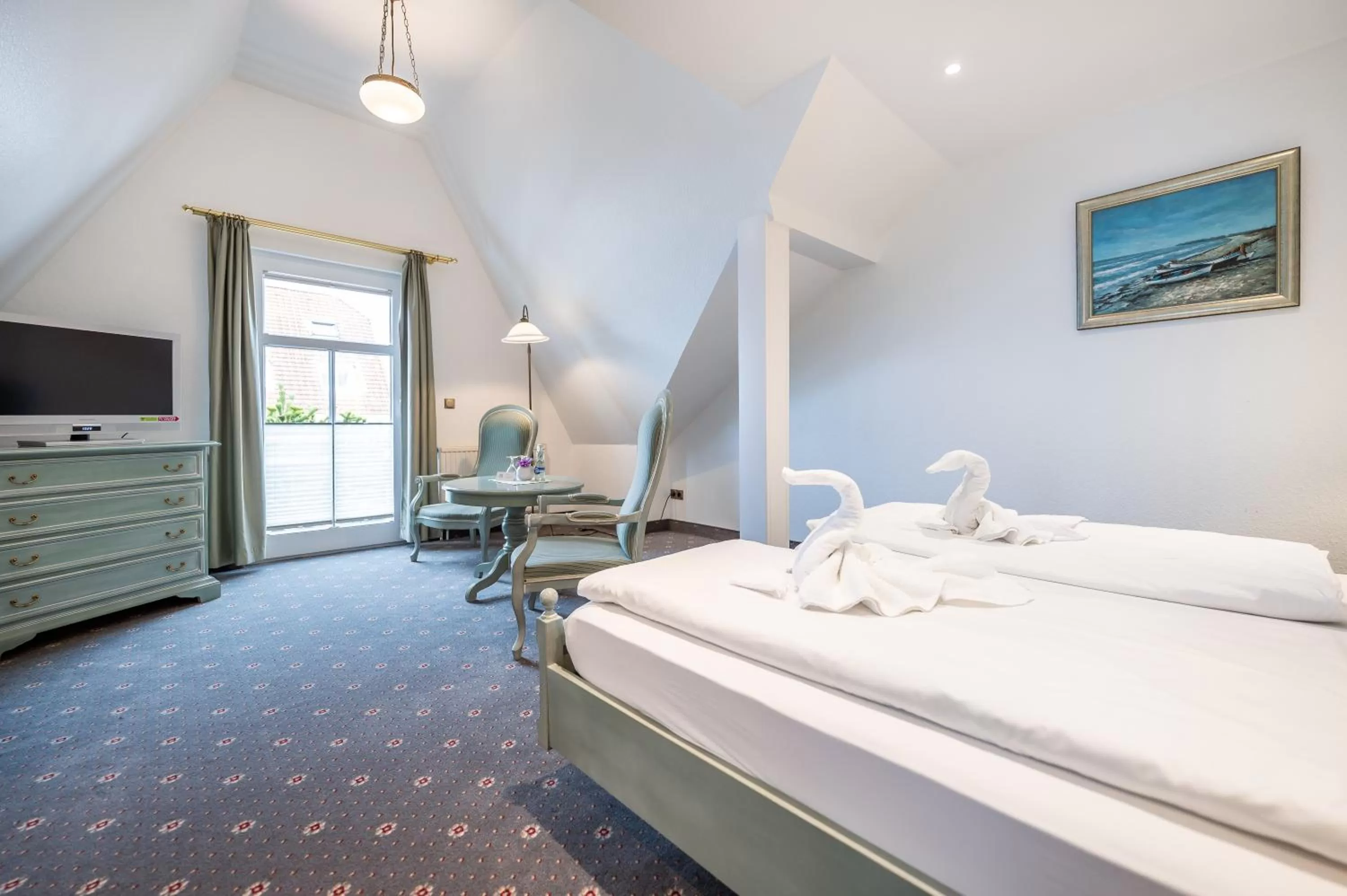 Bedroom, Bed in Hotel Villa Neander