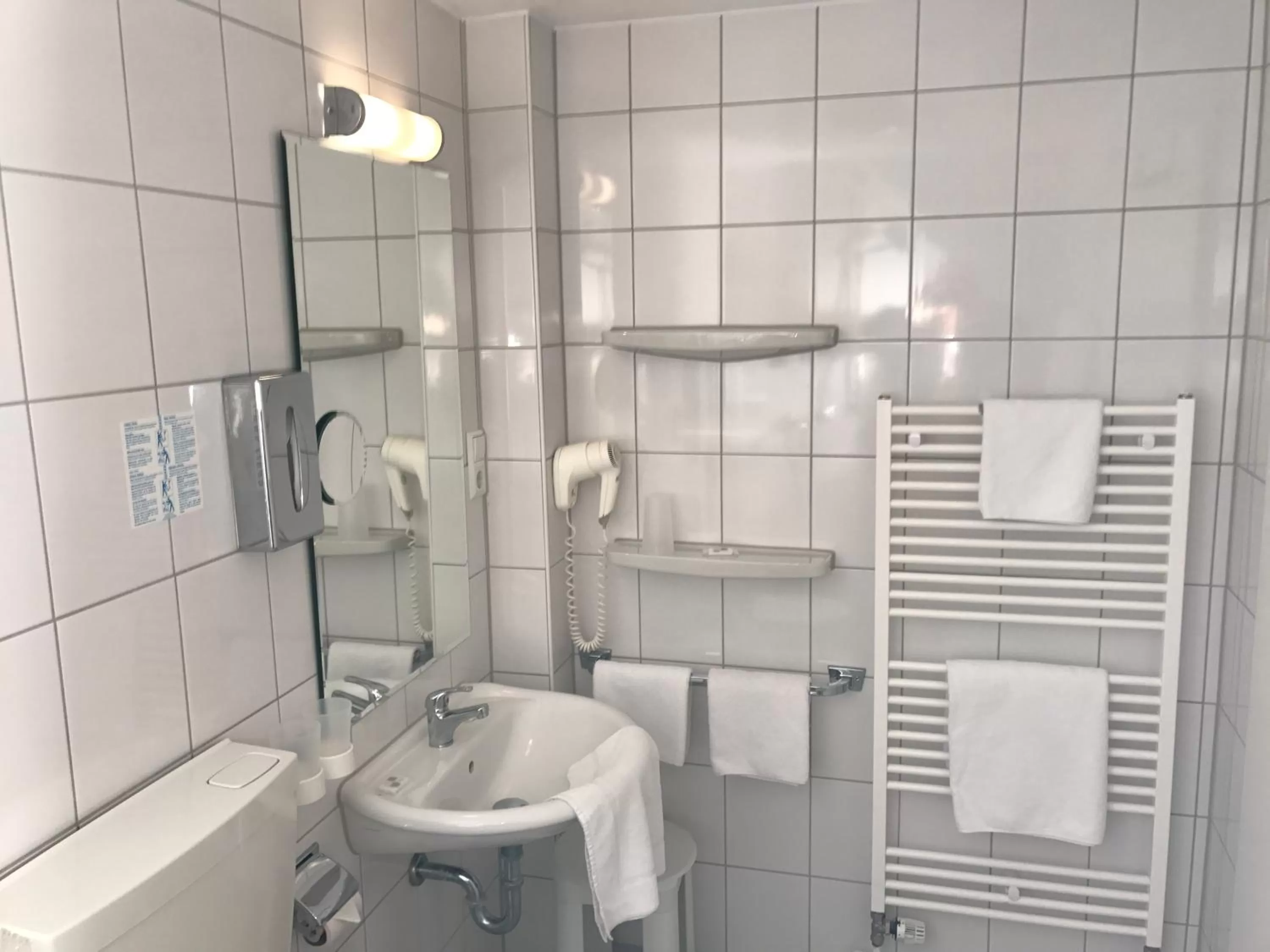 Toilet in Hotel Rheinlust