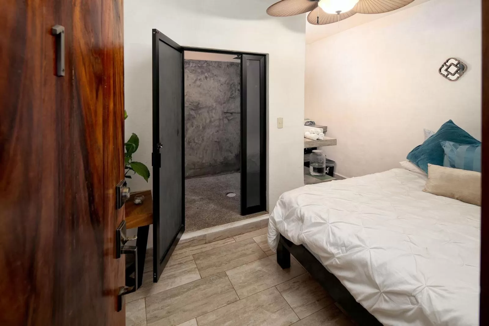 Bed in Hotel Vista Oceana Sayulita