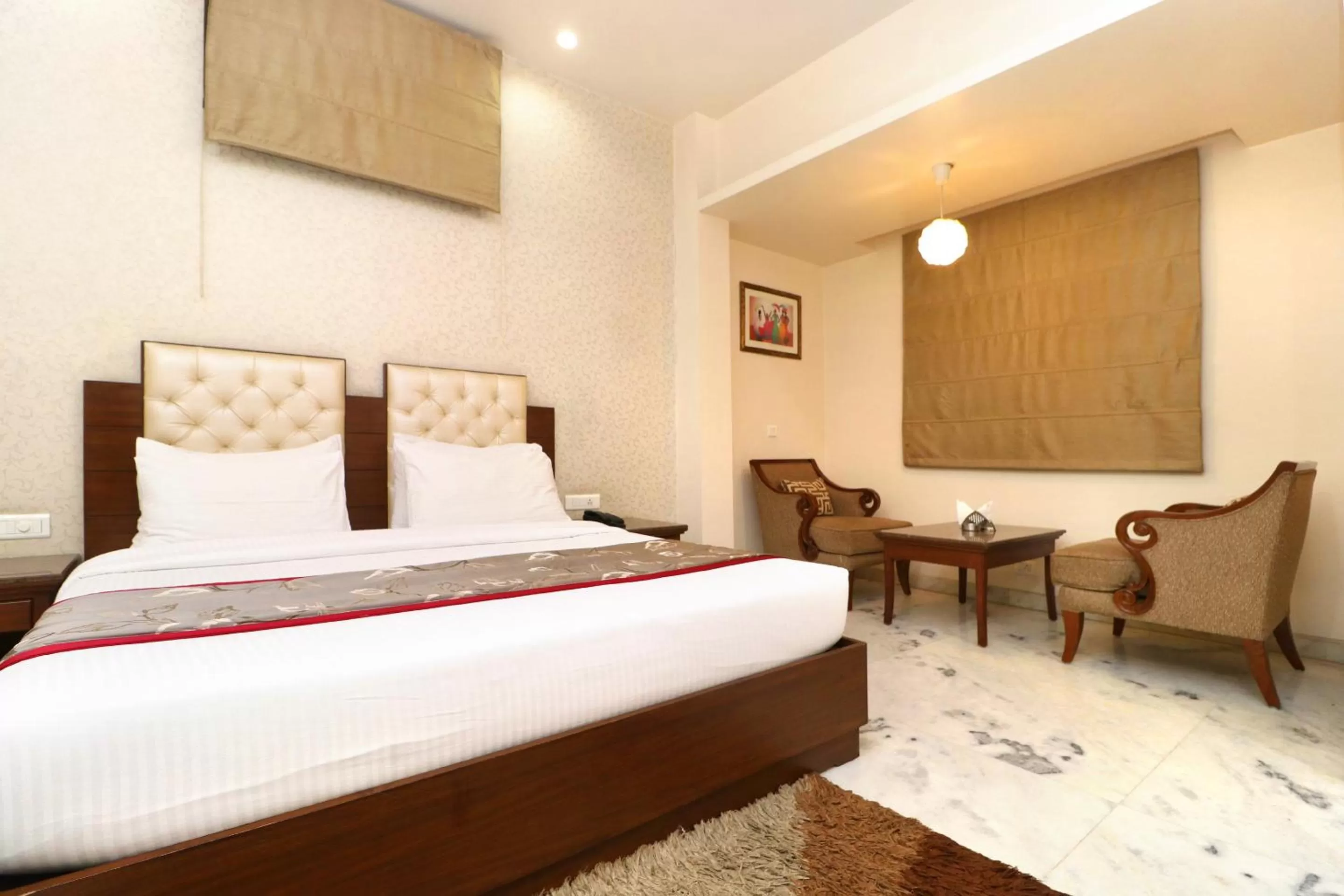 Photo of the whole room, Bed in Hotel Leela Grande