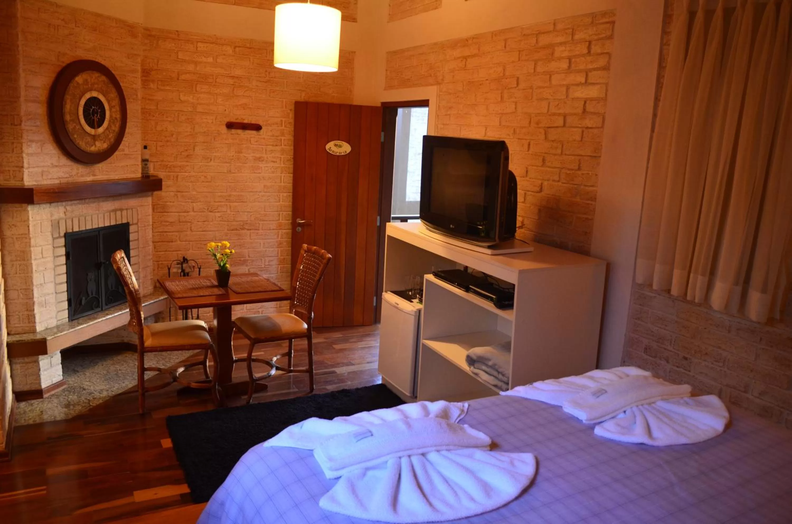 Bed in Pousada Toca Da Coruja