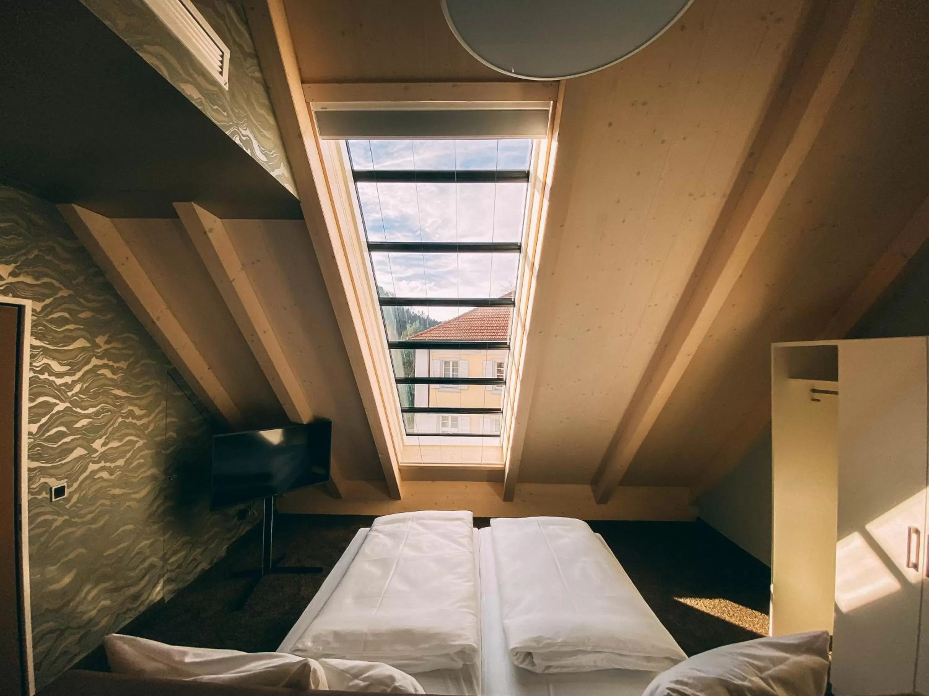 Photo of the whole room, Bed in Stadthotel Haslach