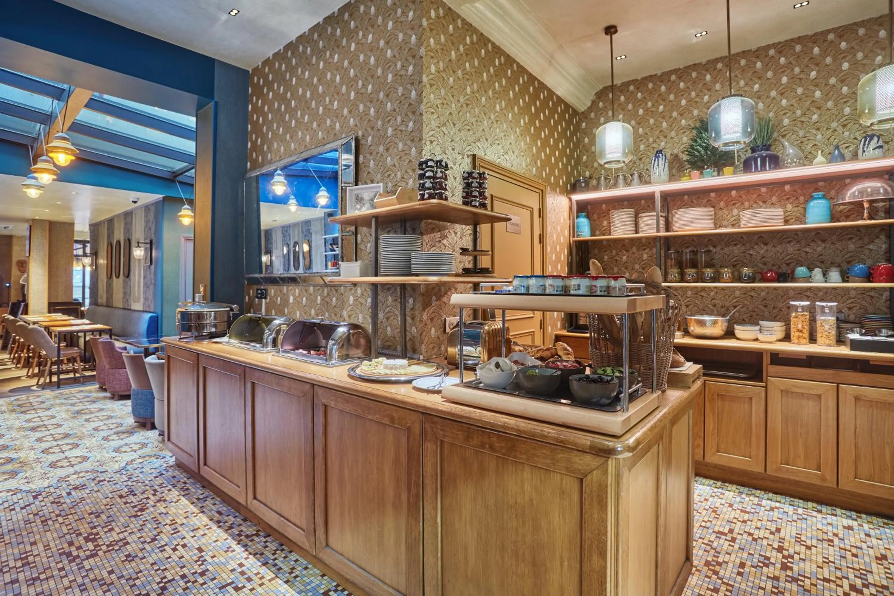 Buffet breakfast in Le Robinet d'Or Paris Canal Saint Martin