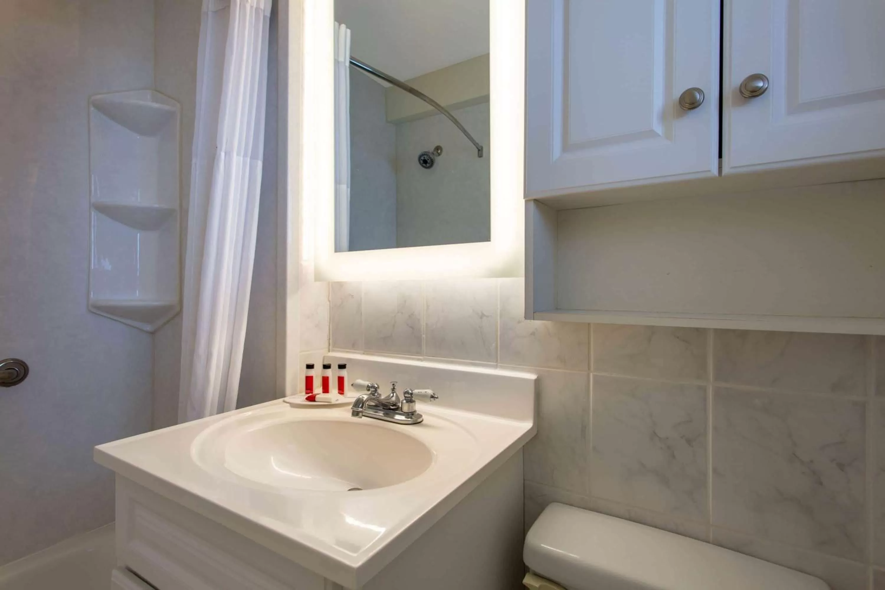 Bathroom in Days Inn by Wyndham Ocean City Oceanfront