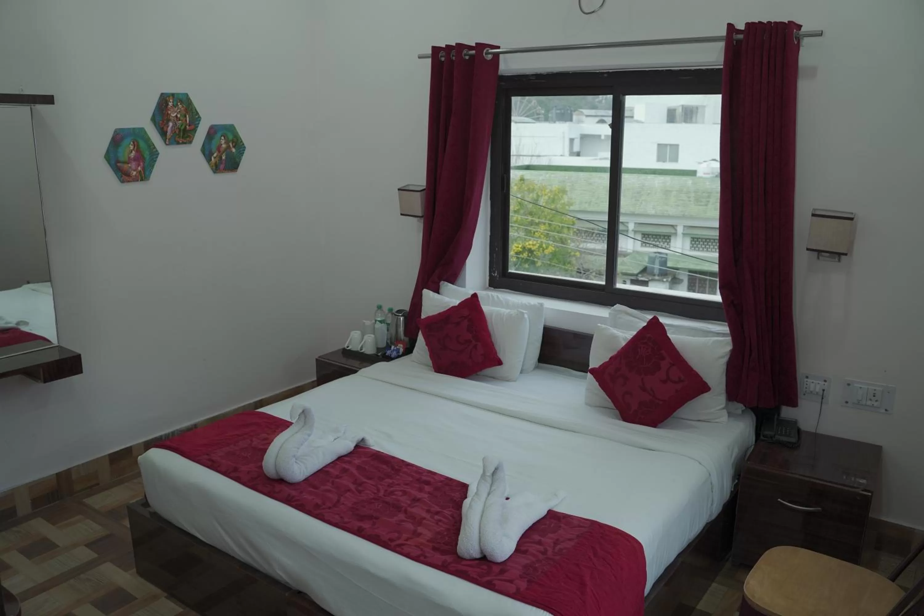 Bedroom, Bed in Indira Nikunj Rubystone Exotic