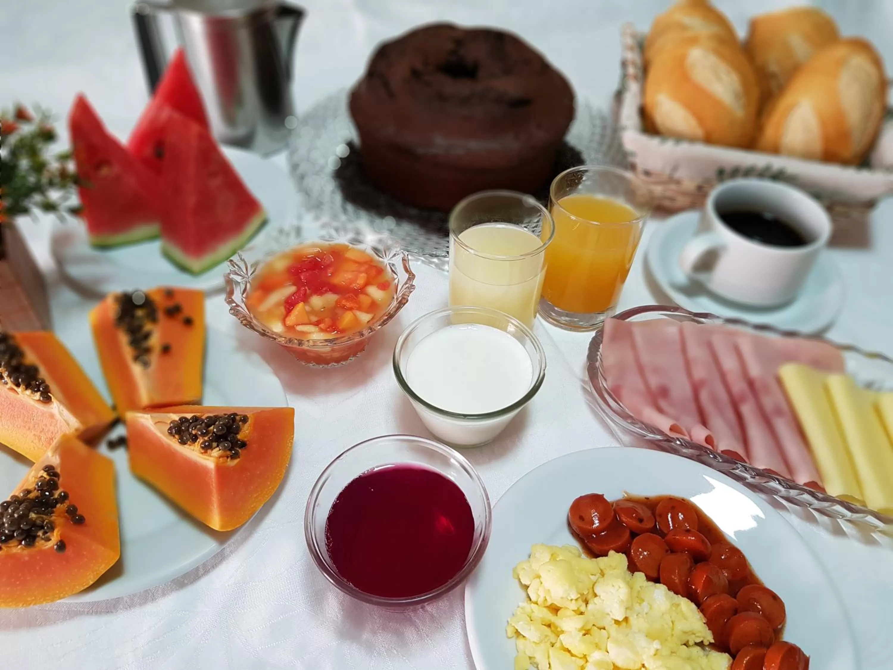 Breakfast in Hotel Recreio dos Bandeirantes
