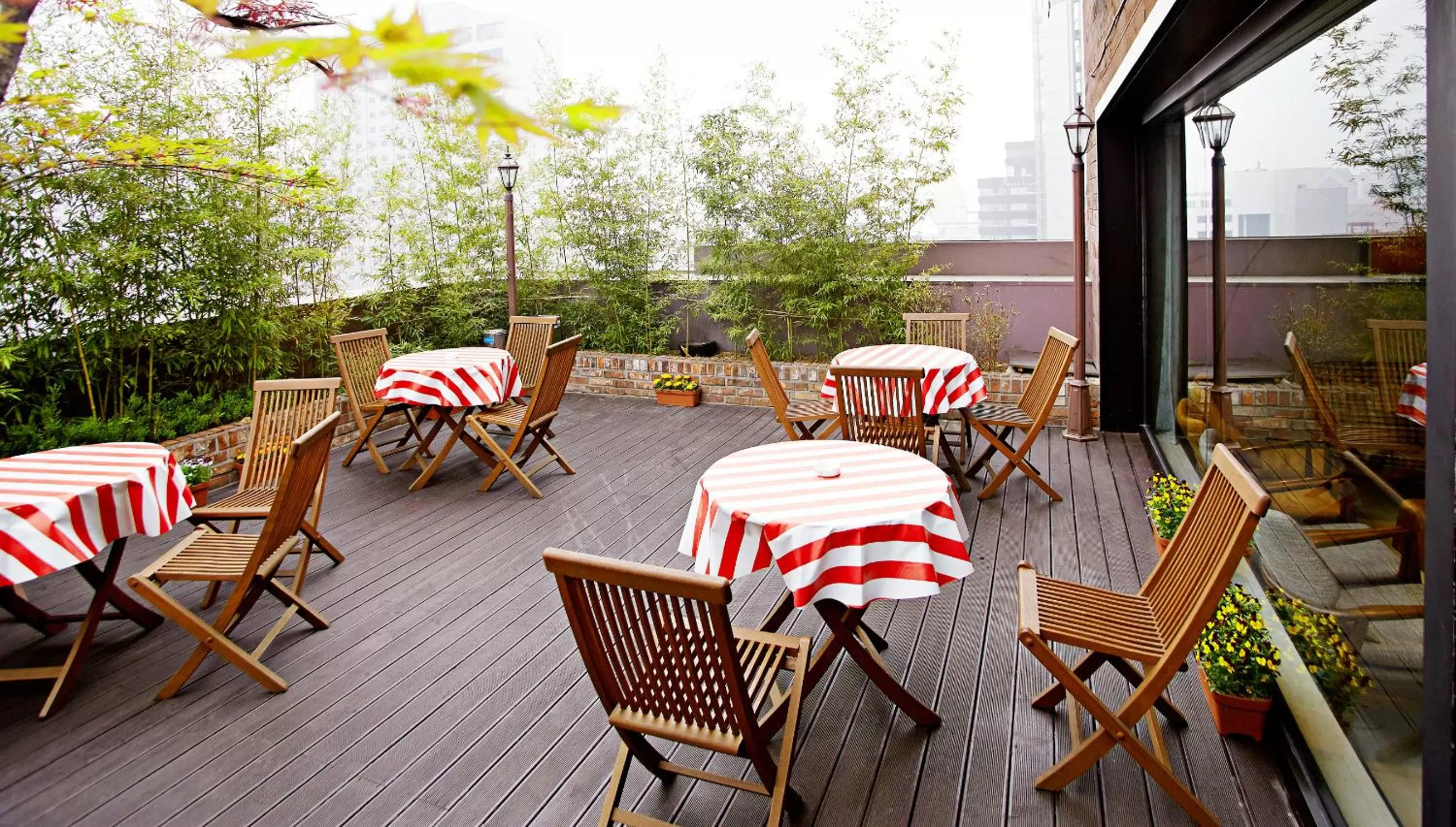 Balcony/Terrace in Hotel Skypark Myeongdong 1
