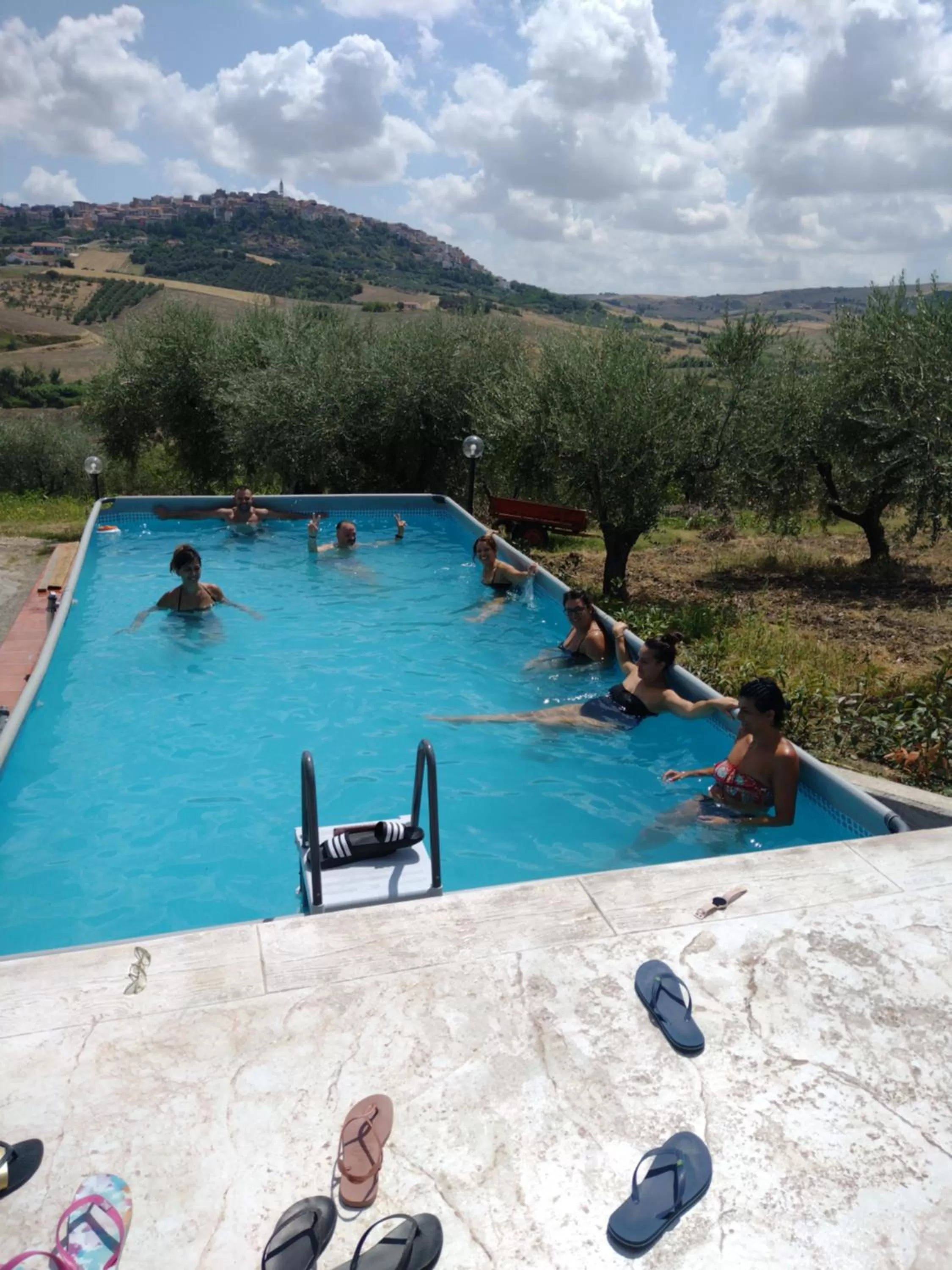 Swimming pool in B&B Pozzo Innamorato