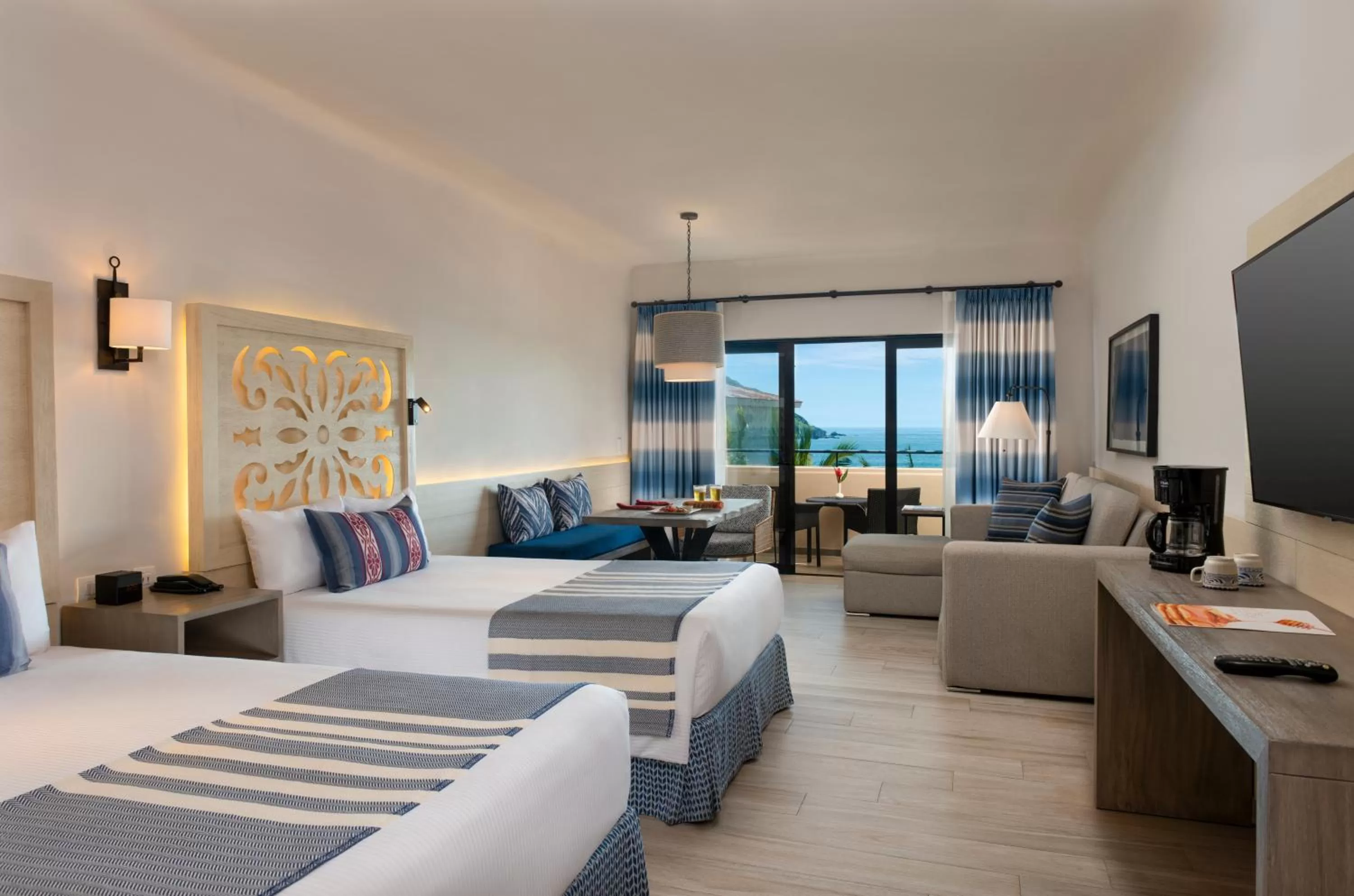 Bed in Pueblo Bonito Mazatlan Beach Resort - All Inclusive