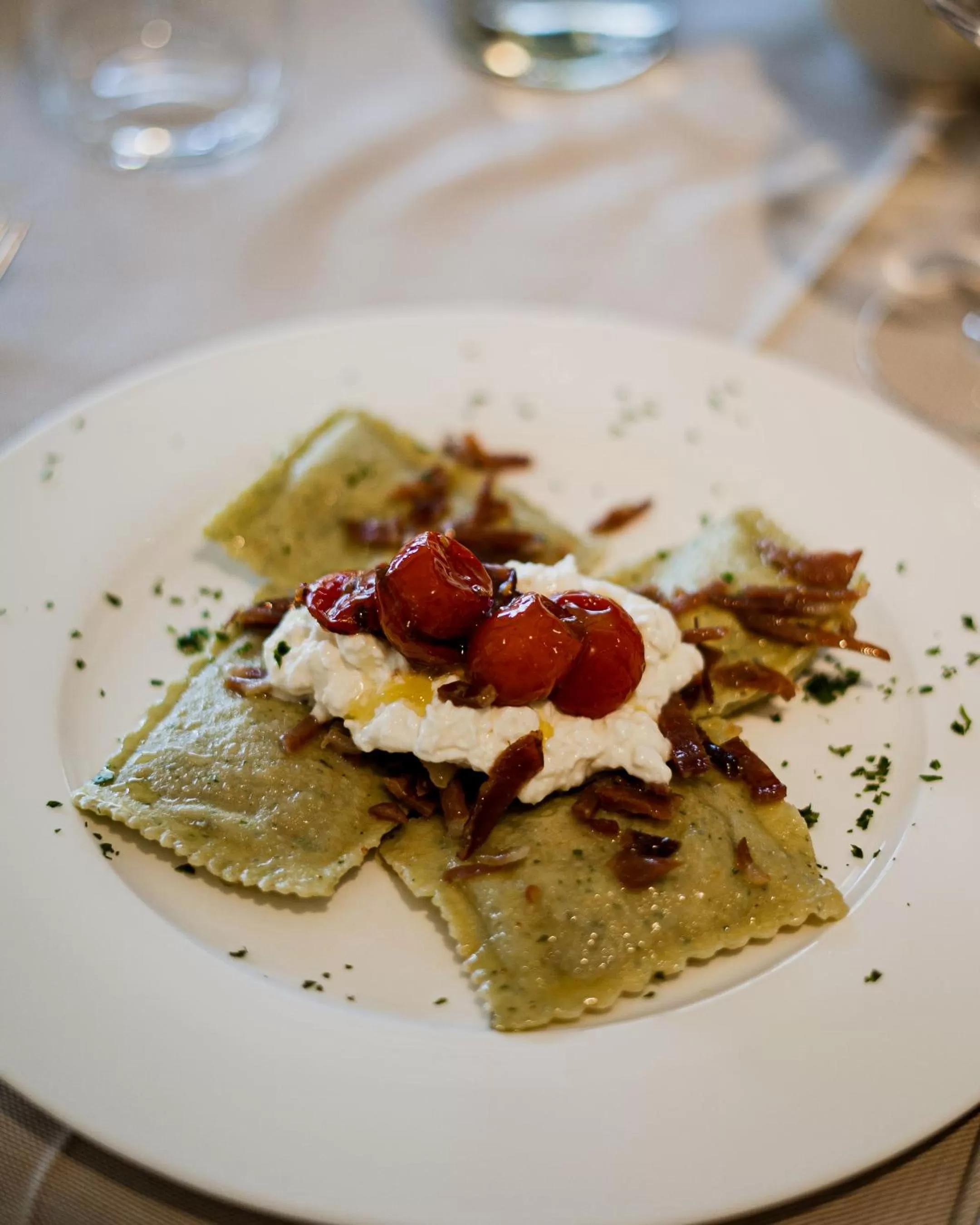 Food and drinks in Hotel Ristorante Vecchia Riva